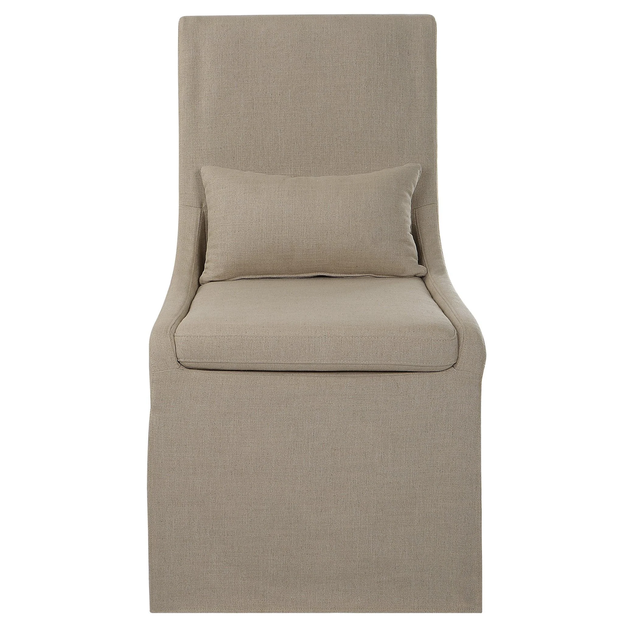 Coley Armless Chair // Tan