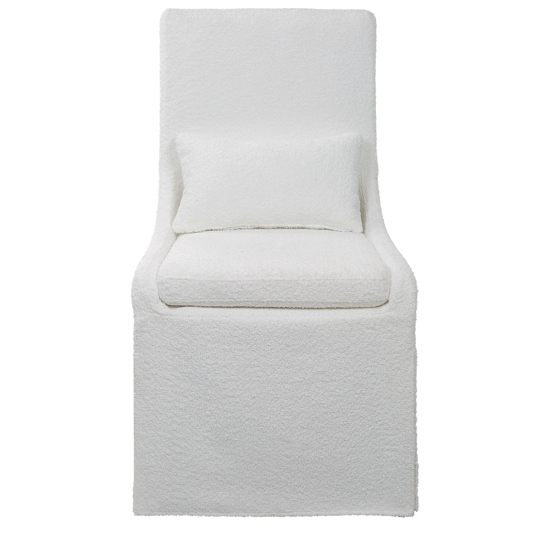 Coley Armless Chair // White