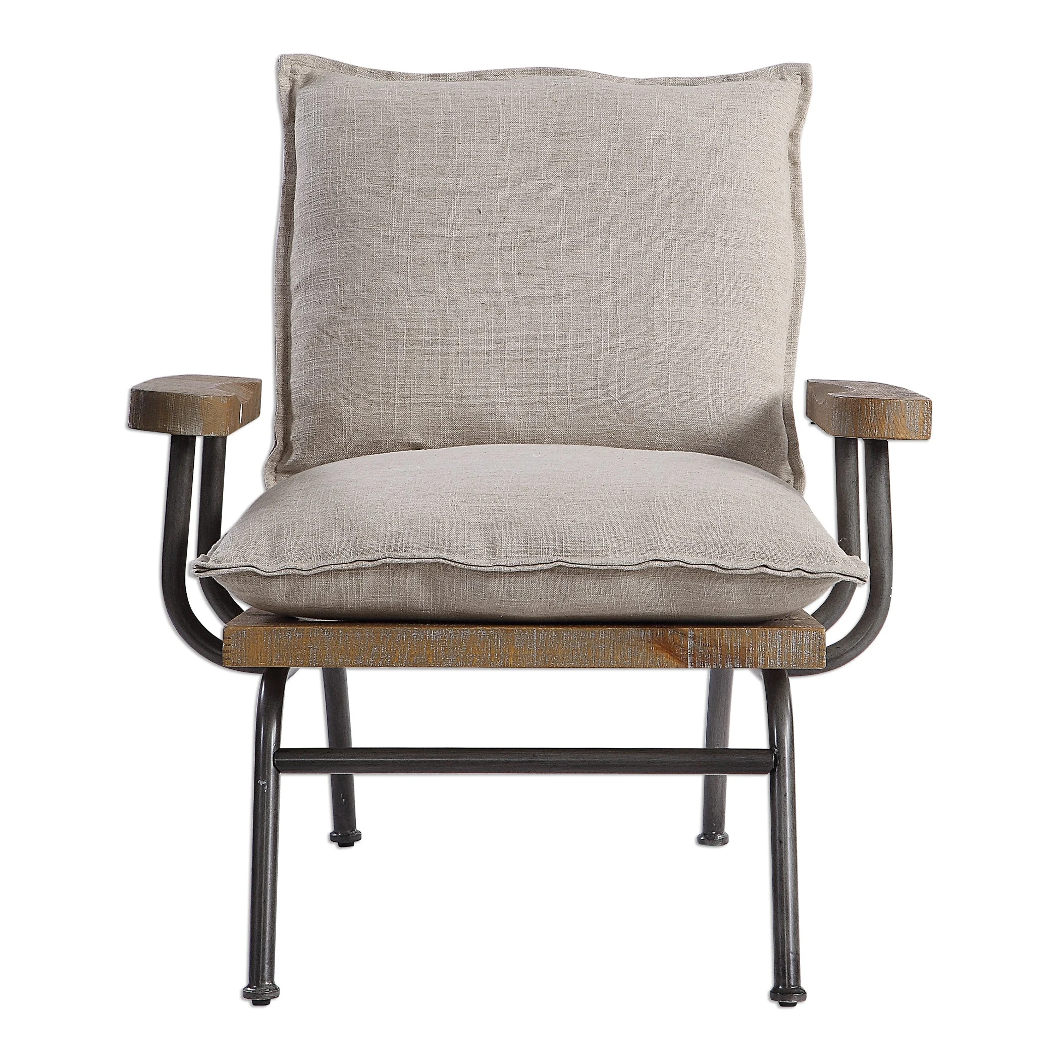 Declan Industrial Accent Chair