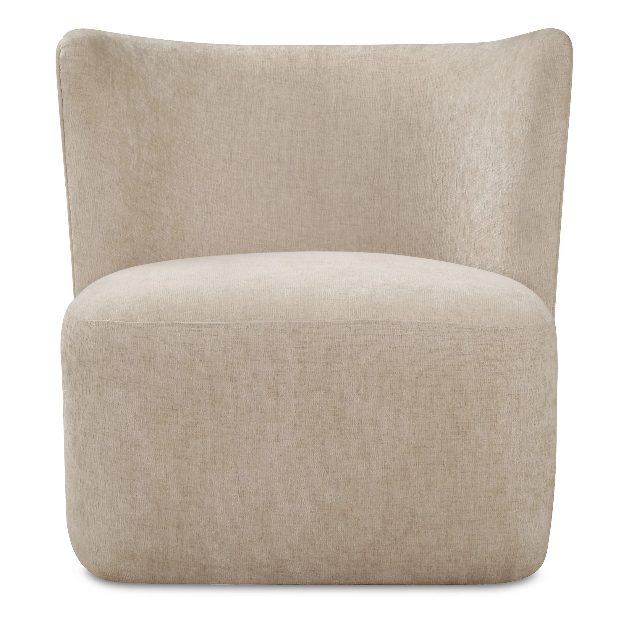 Outlook Light Sand Swivel Chair