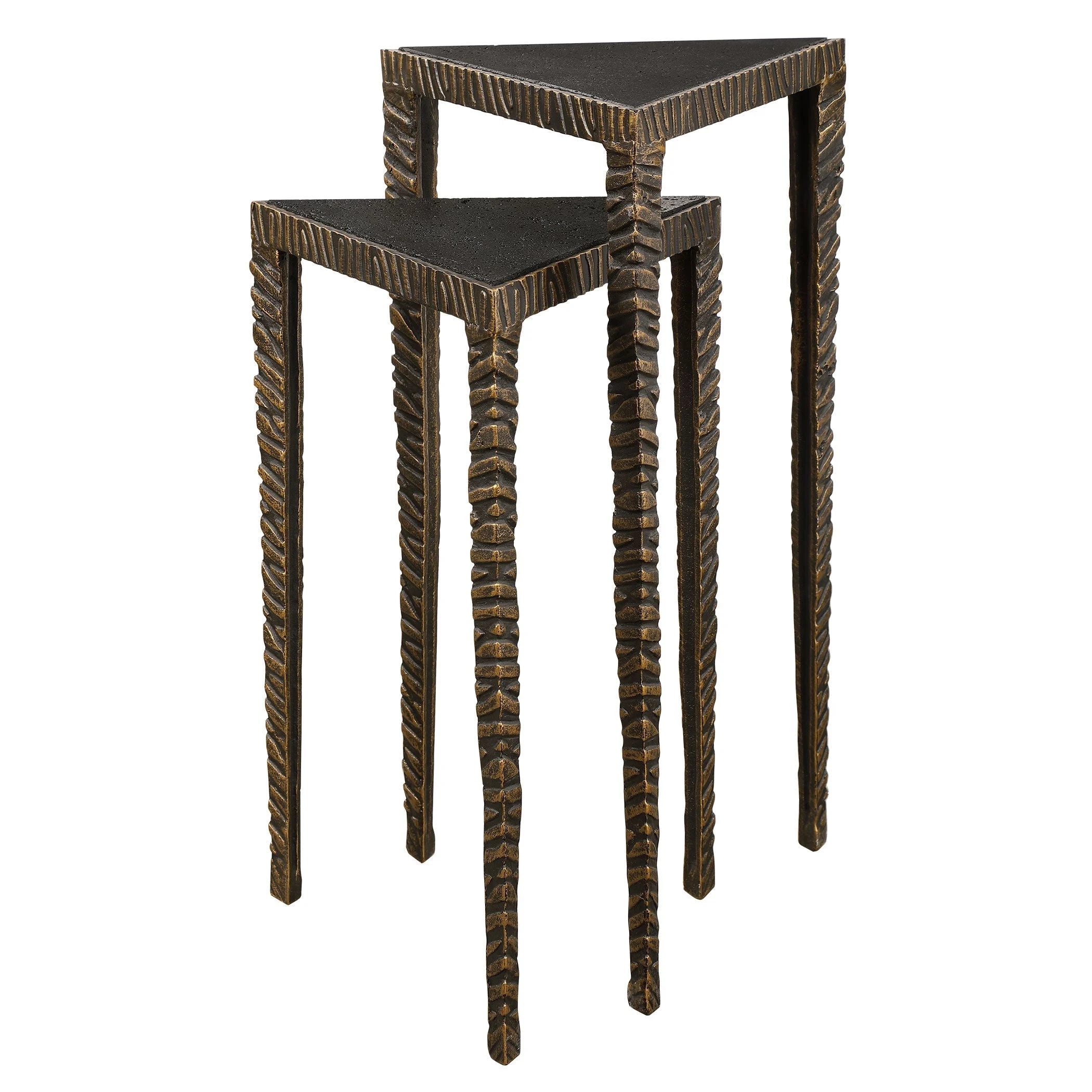 Samiria Triangular Accent Tables // Set of 2