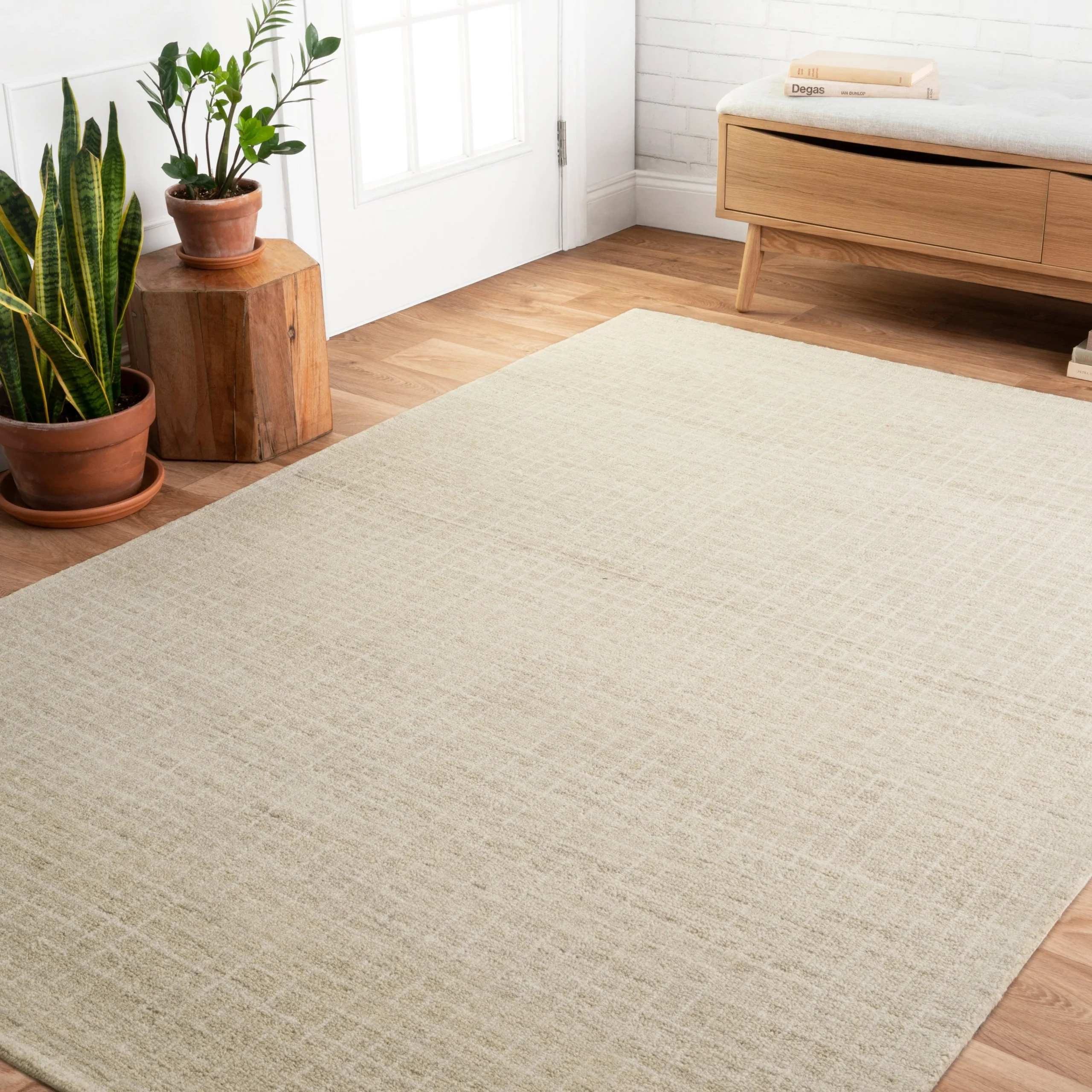 Alexander Home Mosaic Farmhouse Hand-Hooked Wool Rug
