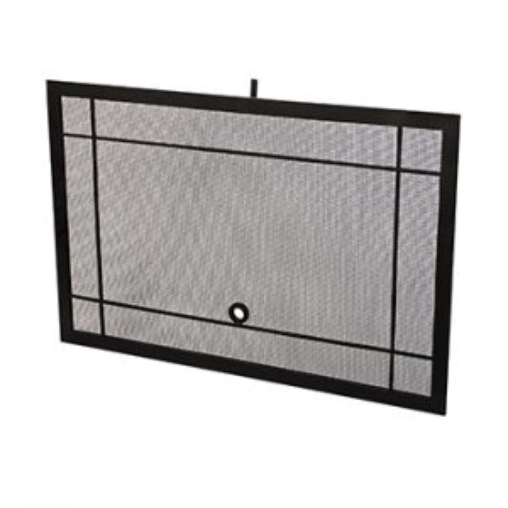 American Fyre Designs Black Mesh Screen Fireplace Cover