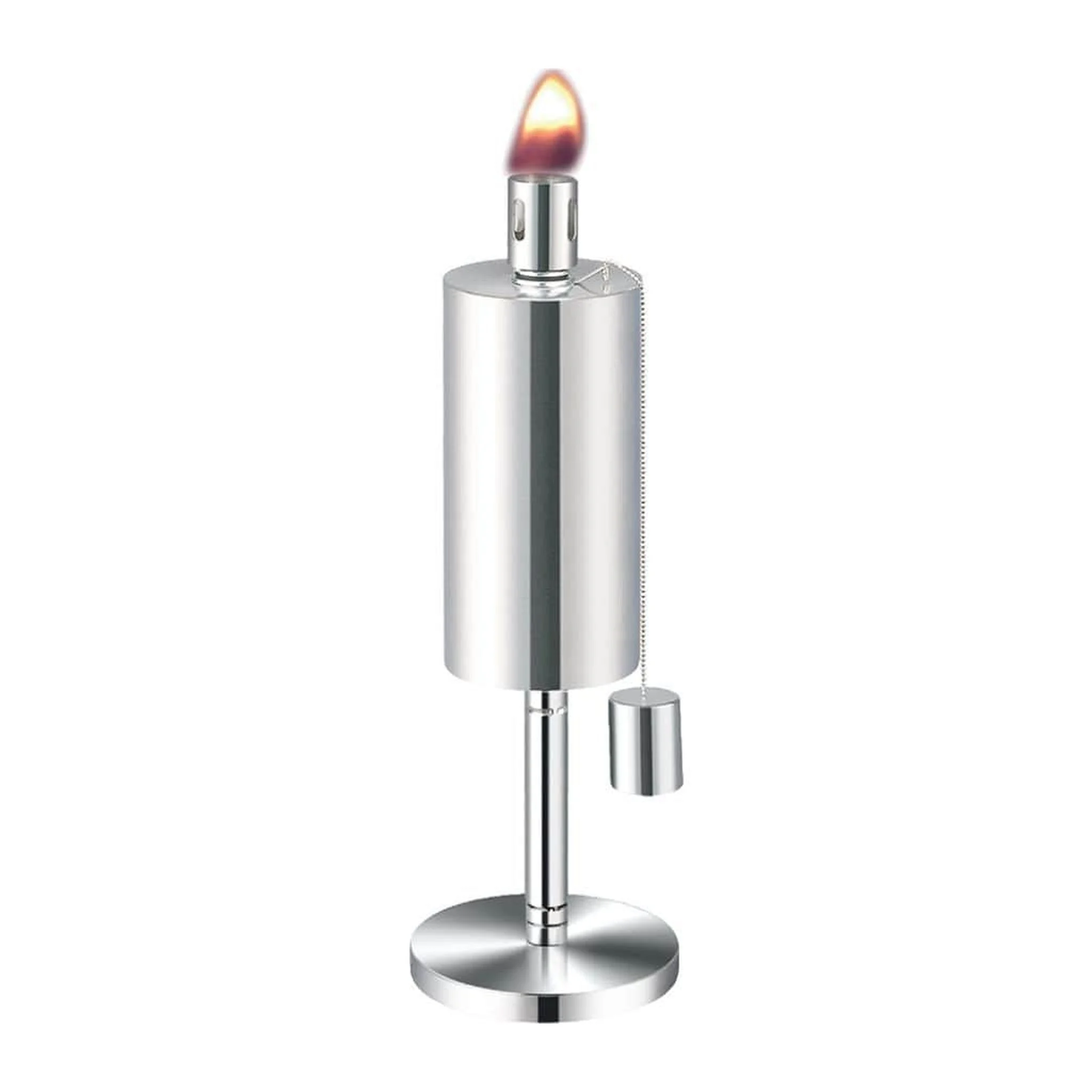 Anywhere Fireplace 3" x 12" Stainless Steel Cylinder Cintronella/Lamp Oil Tabletop Torch