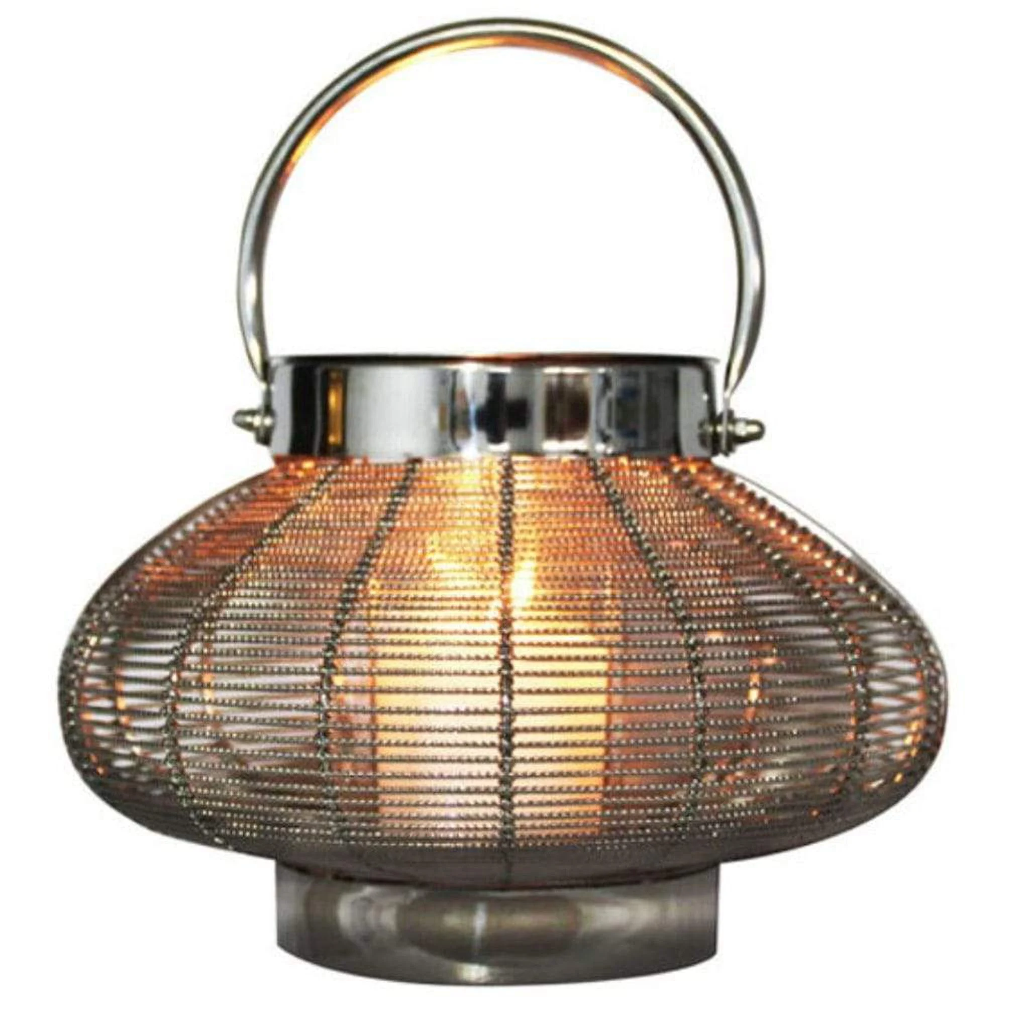 Anywhere Fireplace Venus 11" Silver 2-in-1 Design Gel Fuel Fireplace/Lantern