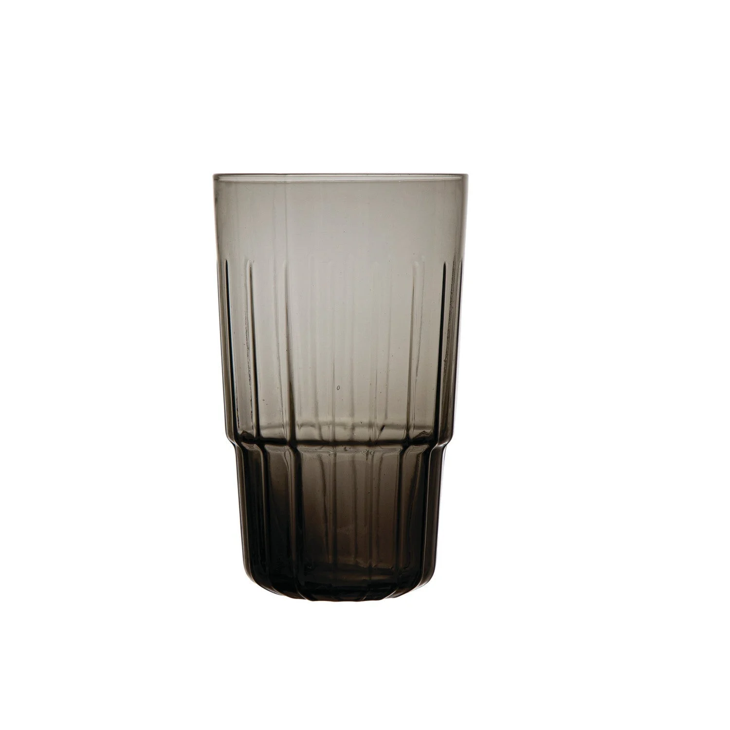 Smoke Grey Drinking Glass // 20 oz