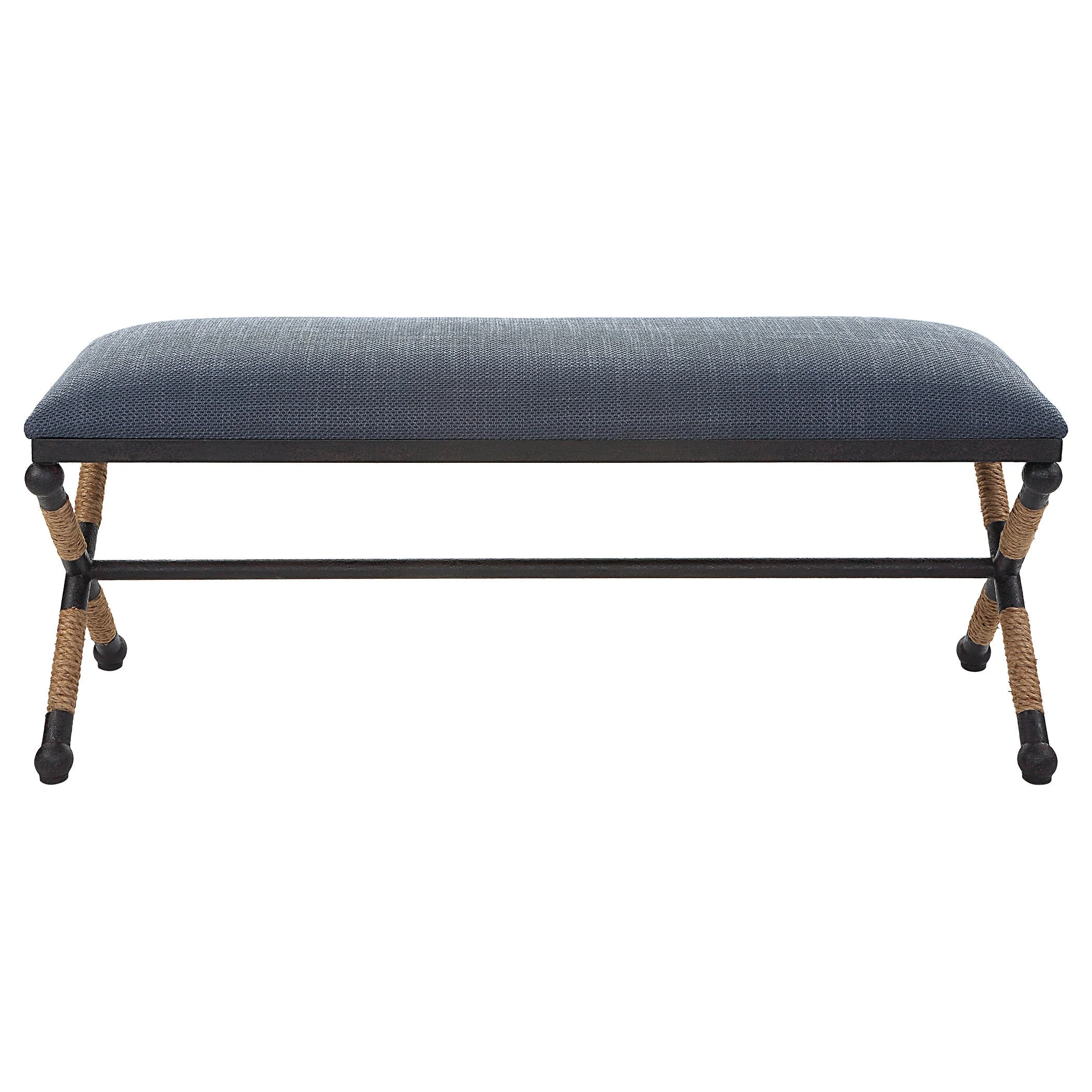 Firth Rustic Navy Bench