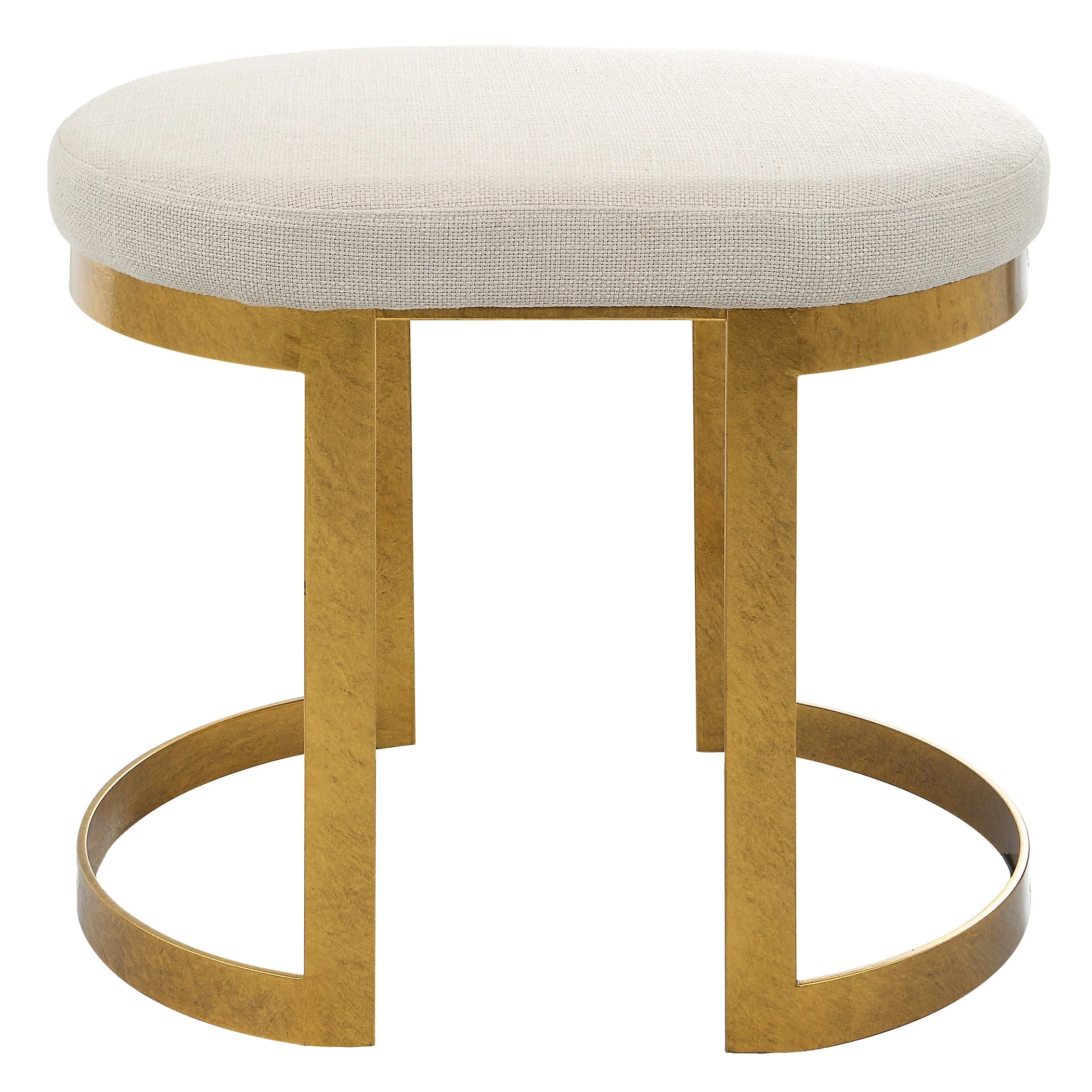 Infinity Gold Accent Stool