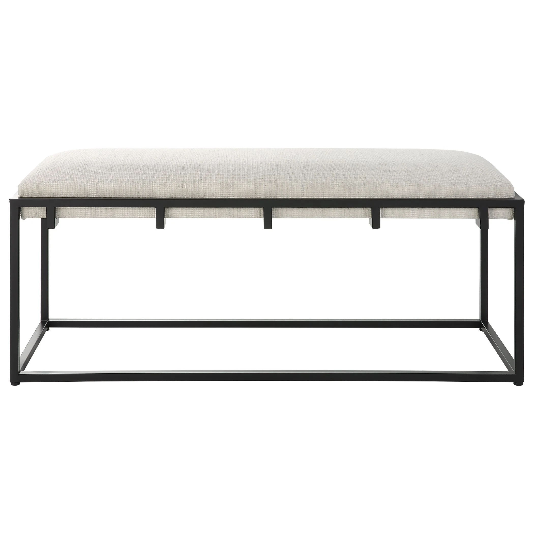 Paradox Iron & Fabric Bench