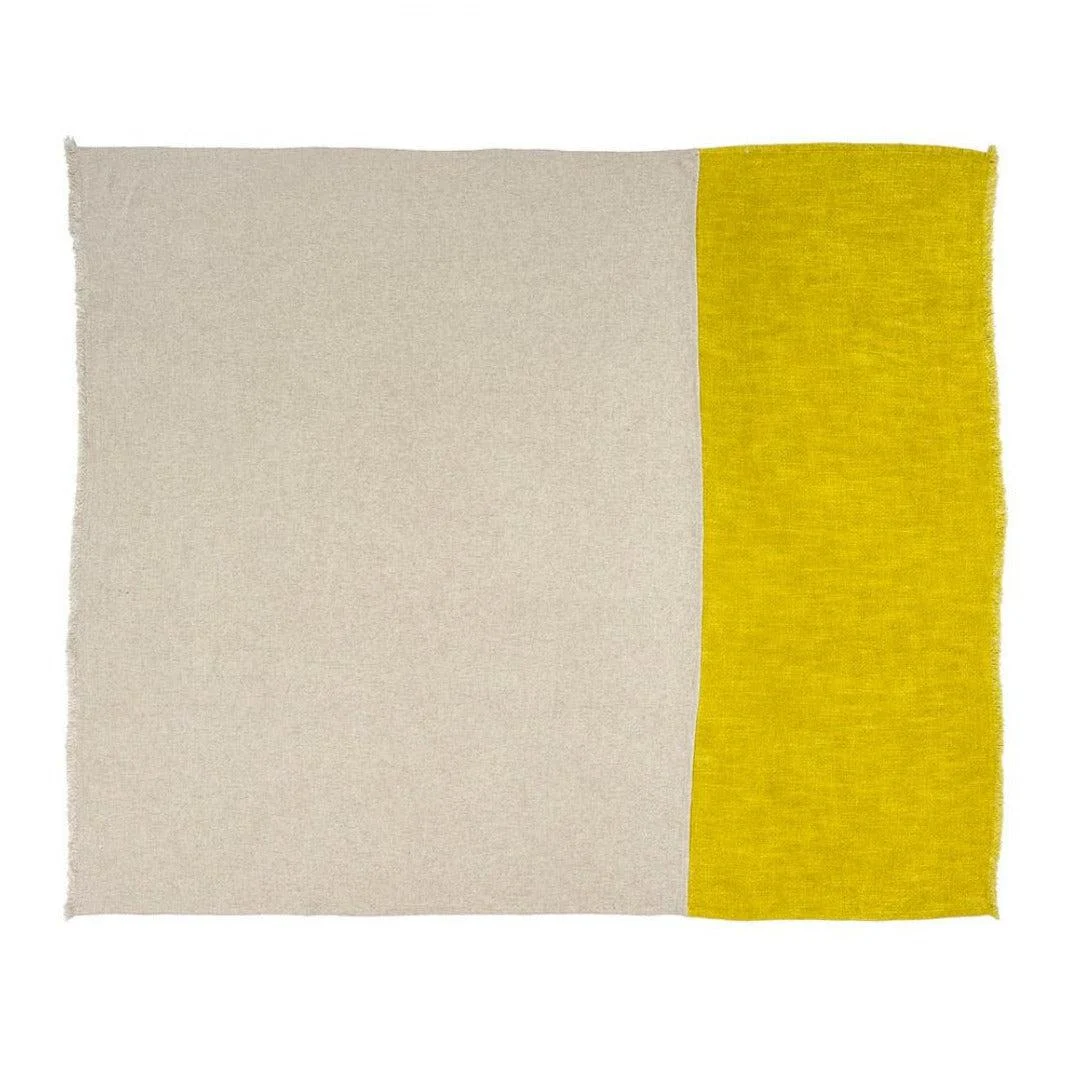 Citrus Color Block Throw