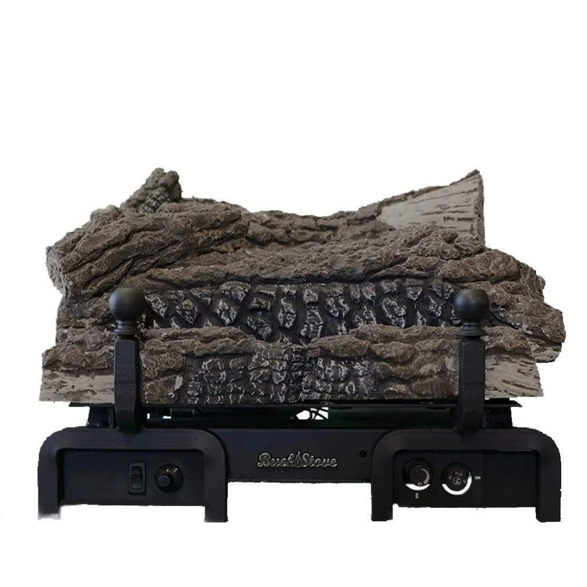 Buck Stove 18" Ceramic Series Vent-Free Thermostatic Liquid Propane Log Set