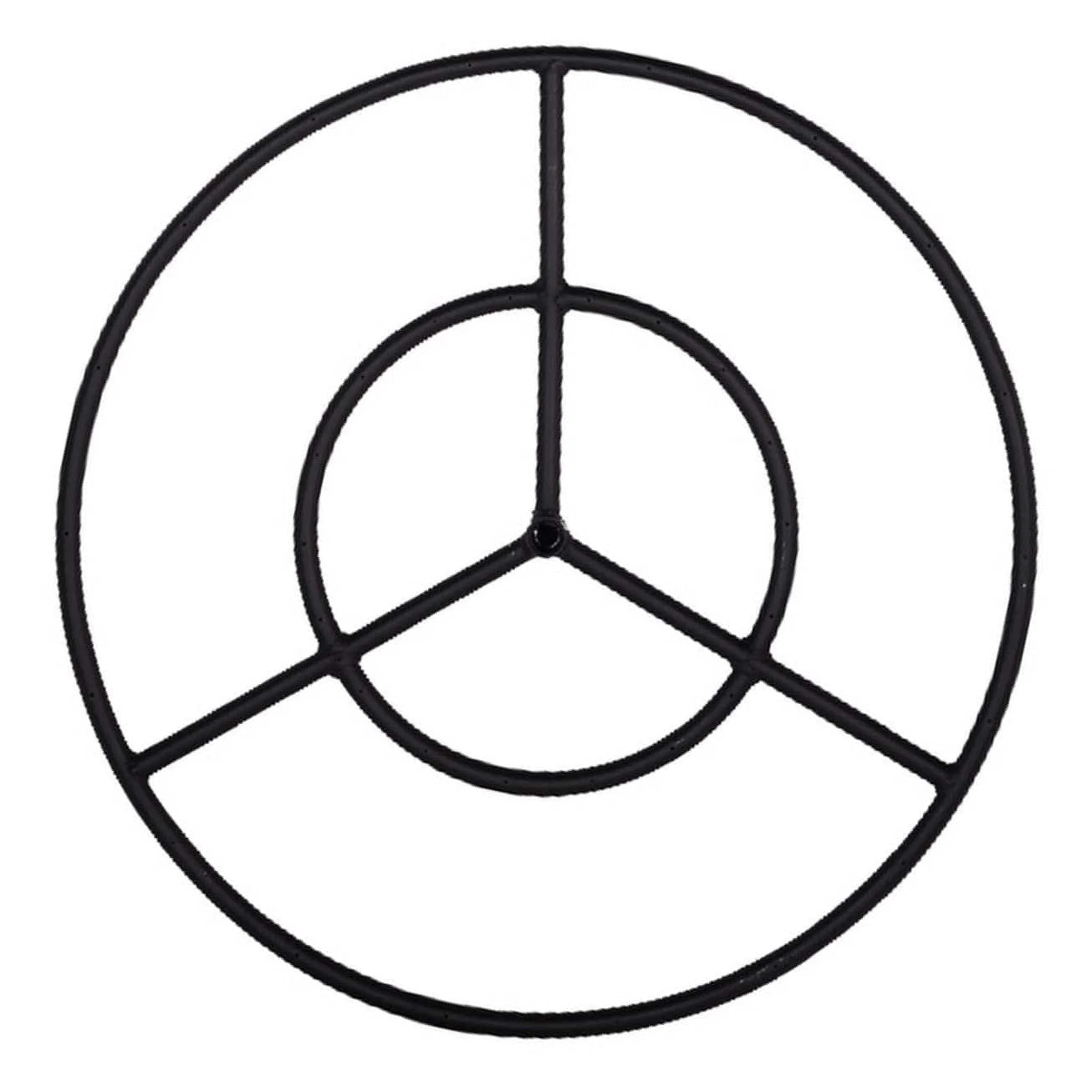 Dagan Industries 19" Black Steel Fire Ring