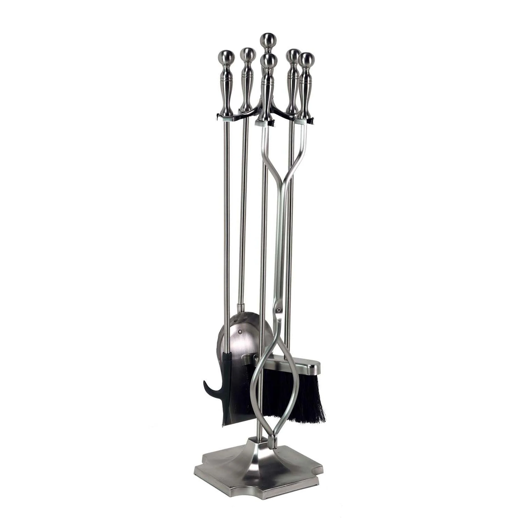 Dagan Industries 30" Pewter Finish 5-Piece Fireset