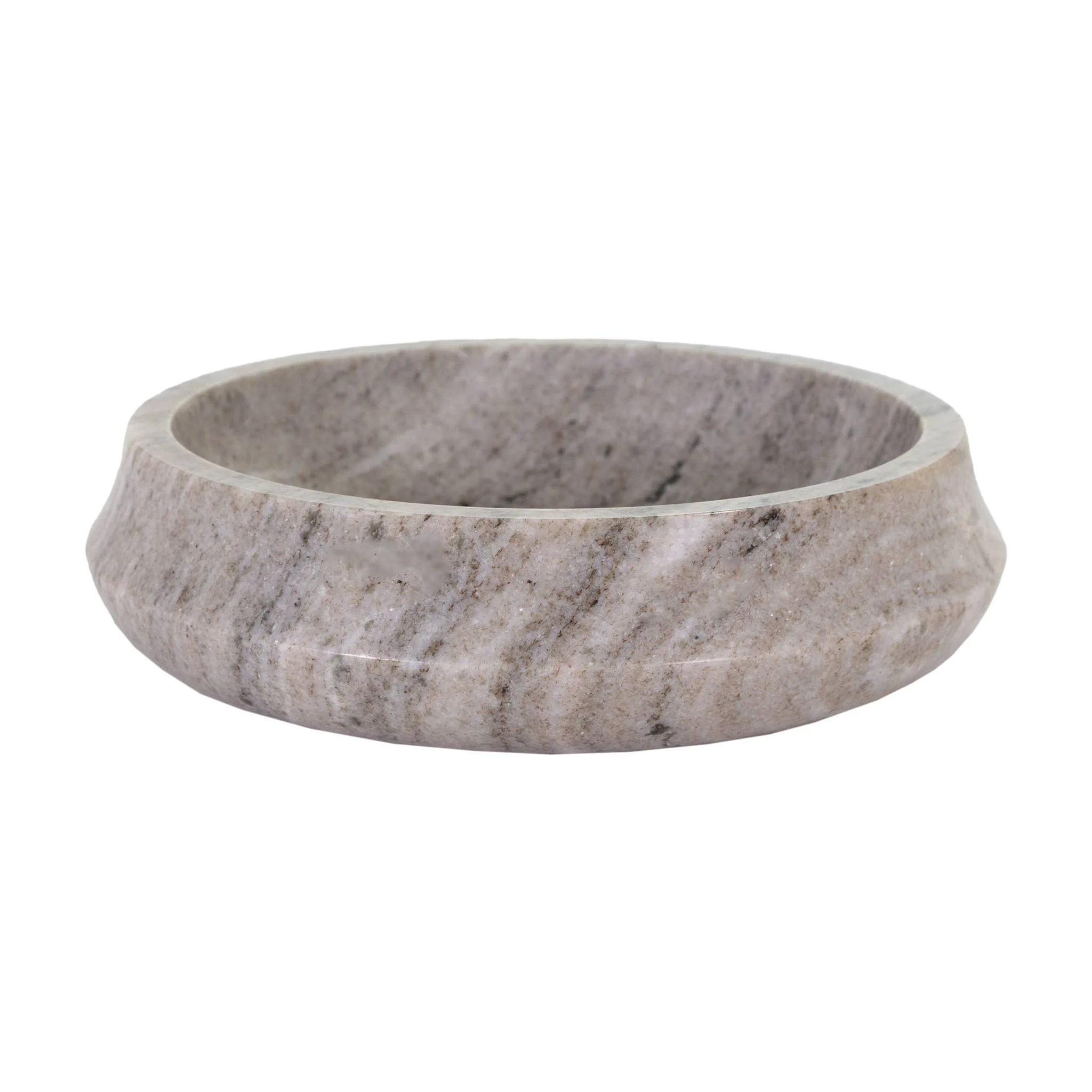 Ulysses Beige Marble Bowl