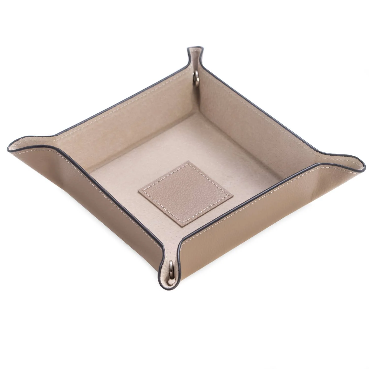Taupe Leather Valet