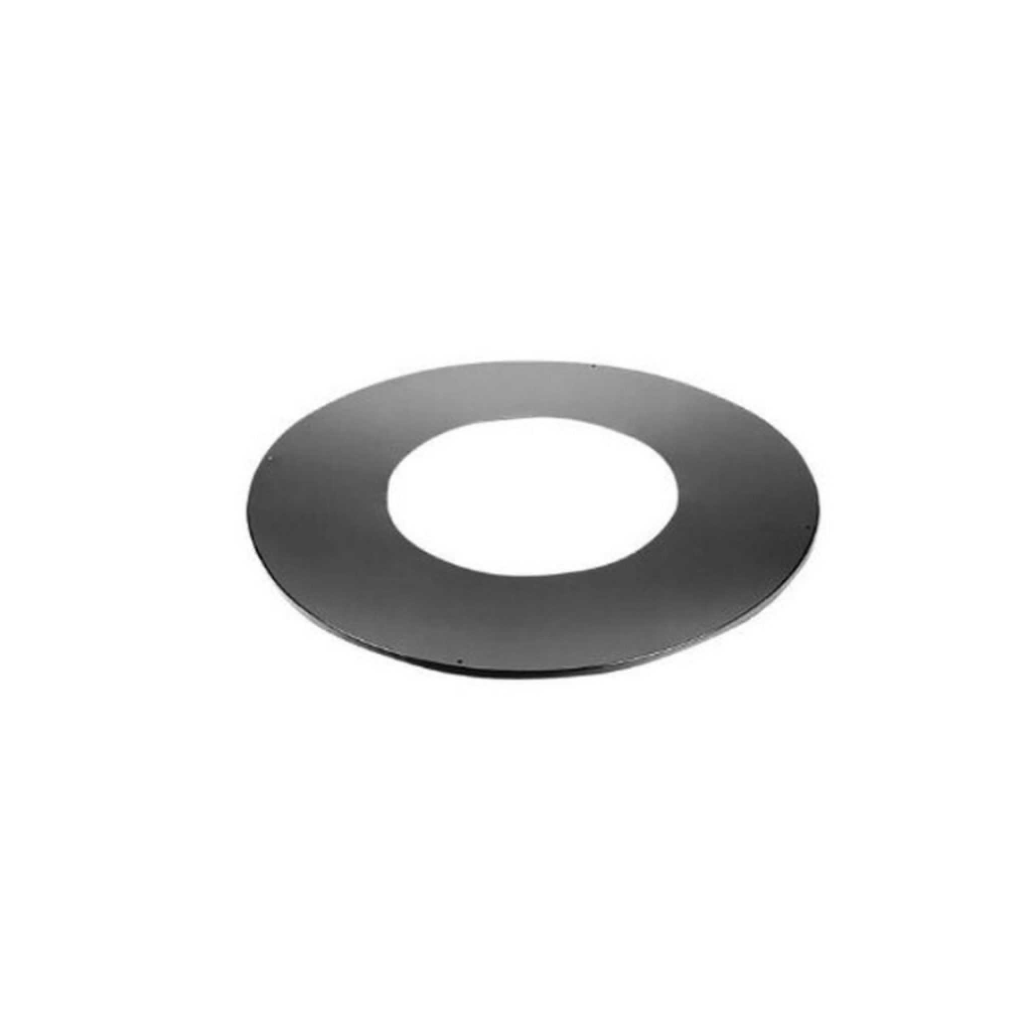 DuraVent DuraTech 5" - 6" Black Trim Collar for Round Support Box