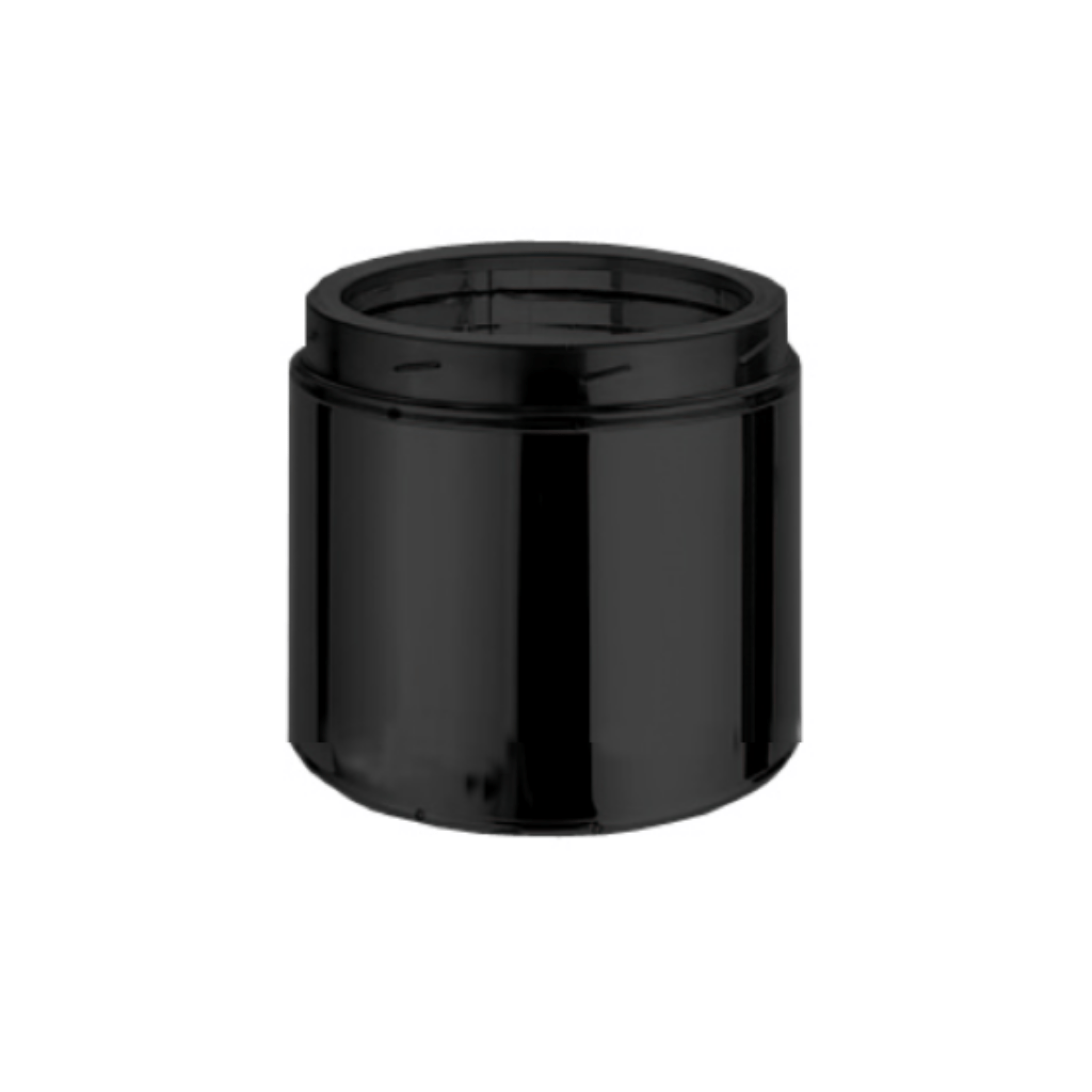 DuraVent DuraTech 6" x 6" Black Double-Wall All-Fuel Chimney Pipe