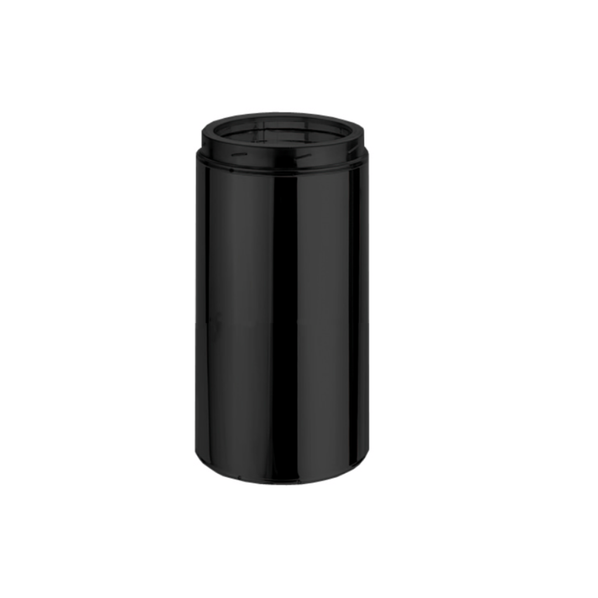 DuraVent DuraTech 7" x 12" Black Double-Wall All-Fuel Chimney Pipe