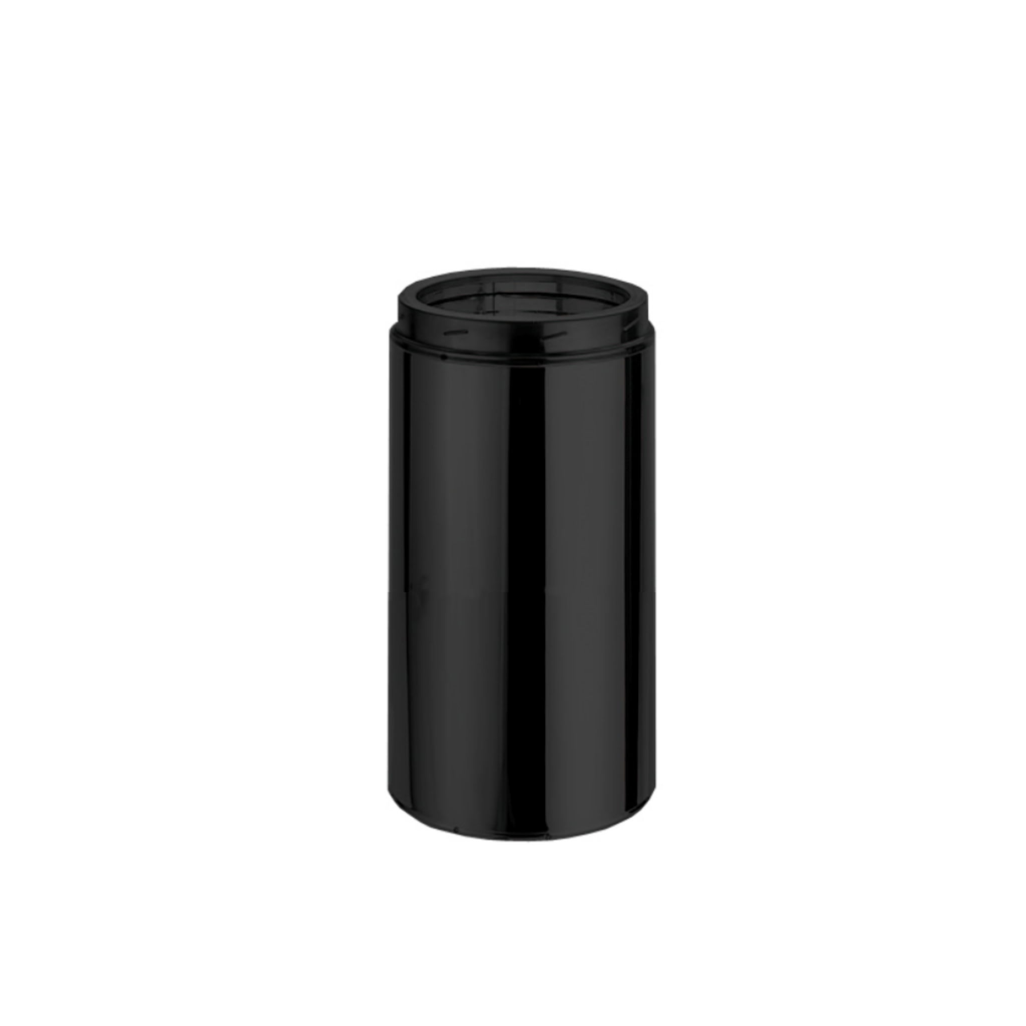 DuraVent DuraTech 7" x 9" Black Double-Wall All-Fuel Chimney Pipe
