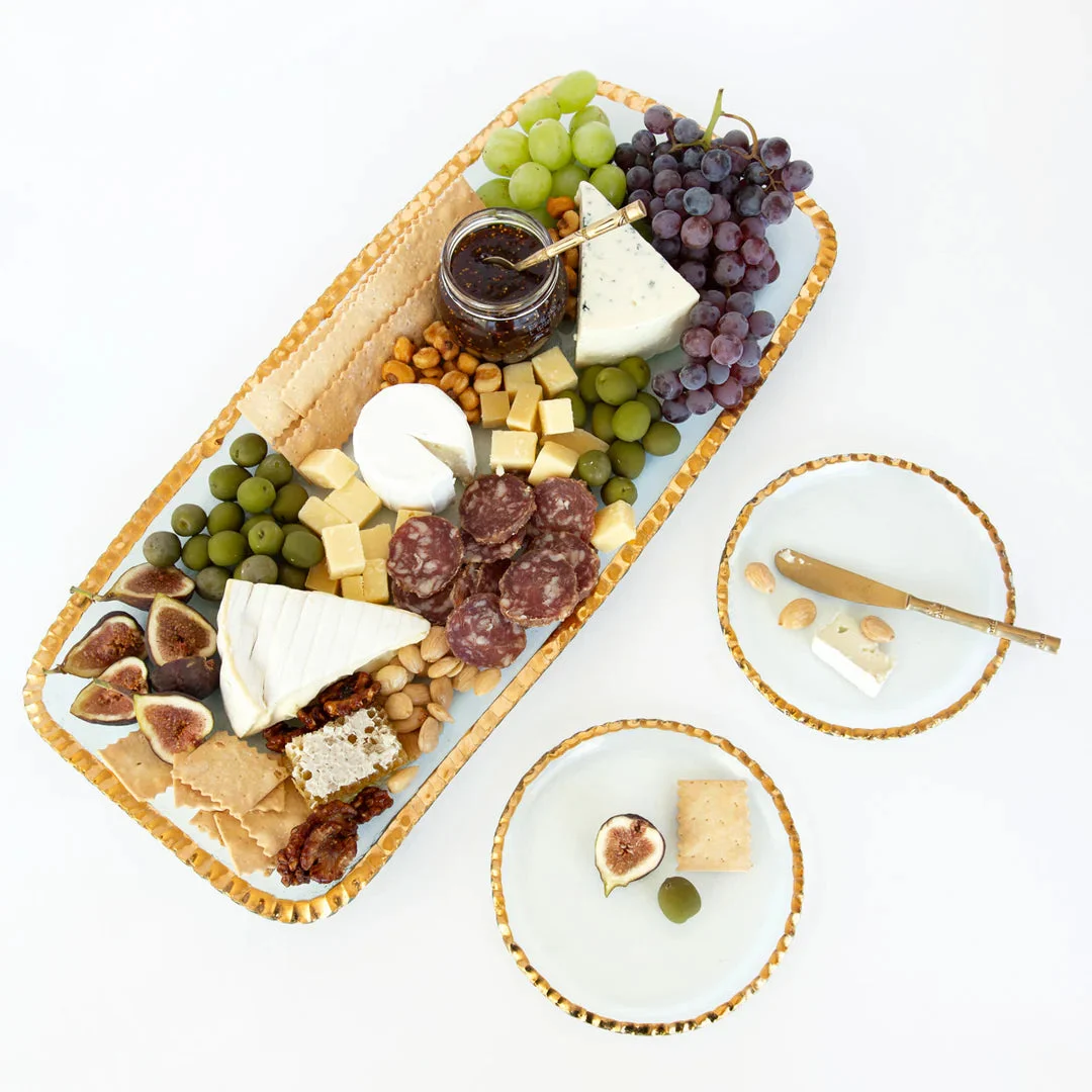 Annieglass Edgey Appetizer Plate
