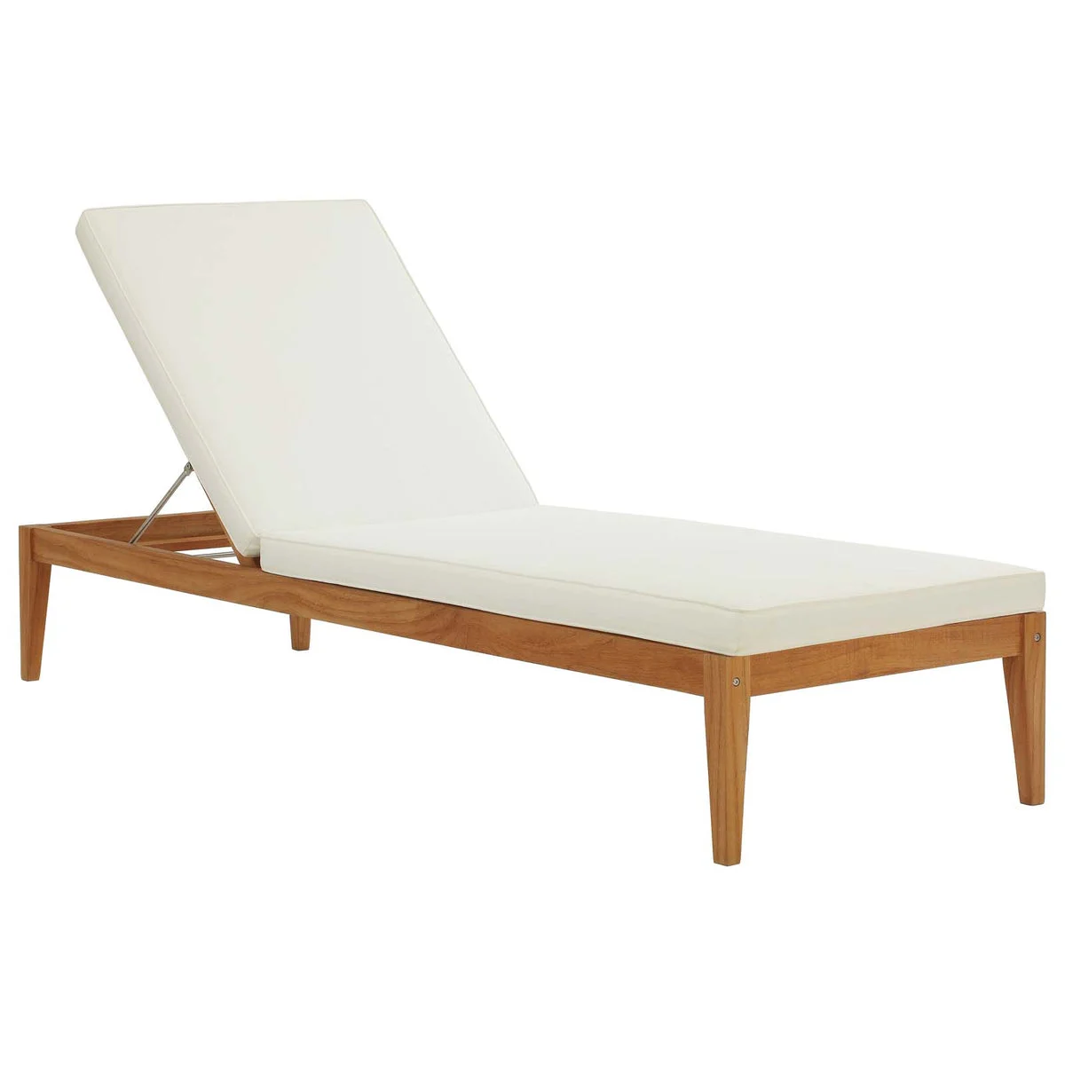 Modway Northlake Outdoor Patio Premium Grade A Teak Wood Chaise Lounge