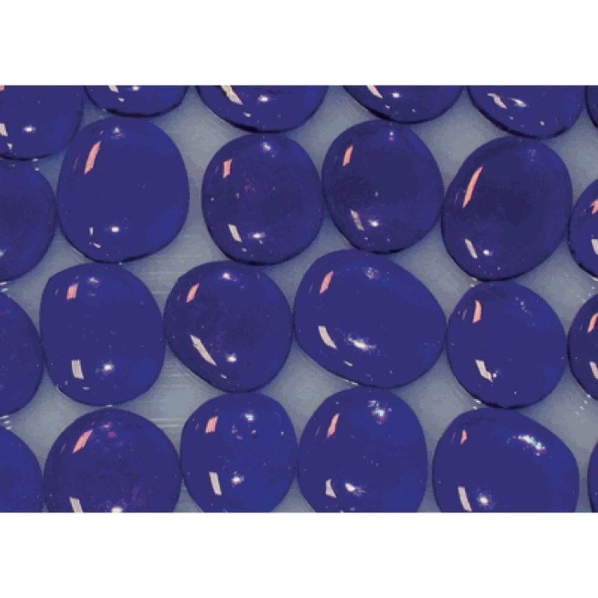 Empire 1" Topaz Clear Reflective Decorative Glass Drops (2 Sq. Ft.)