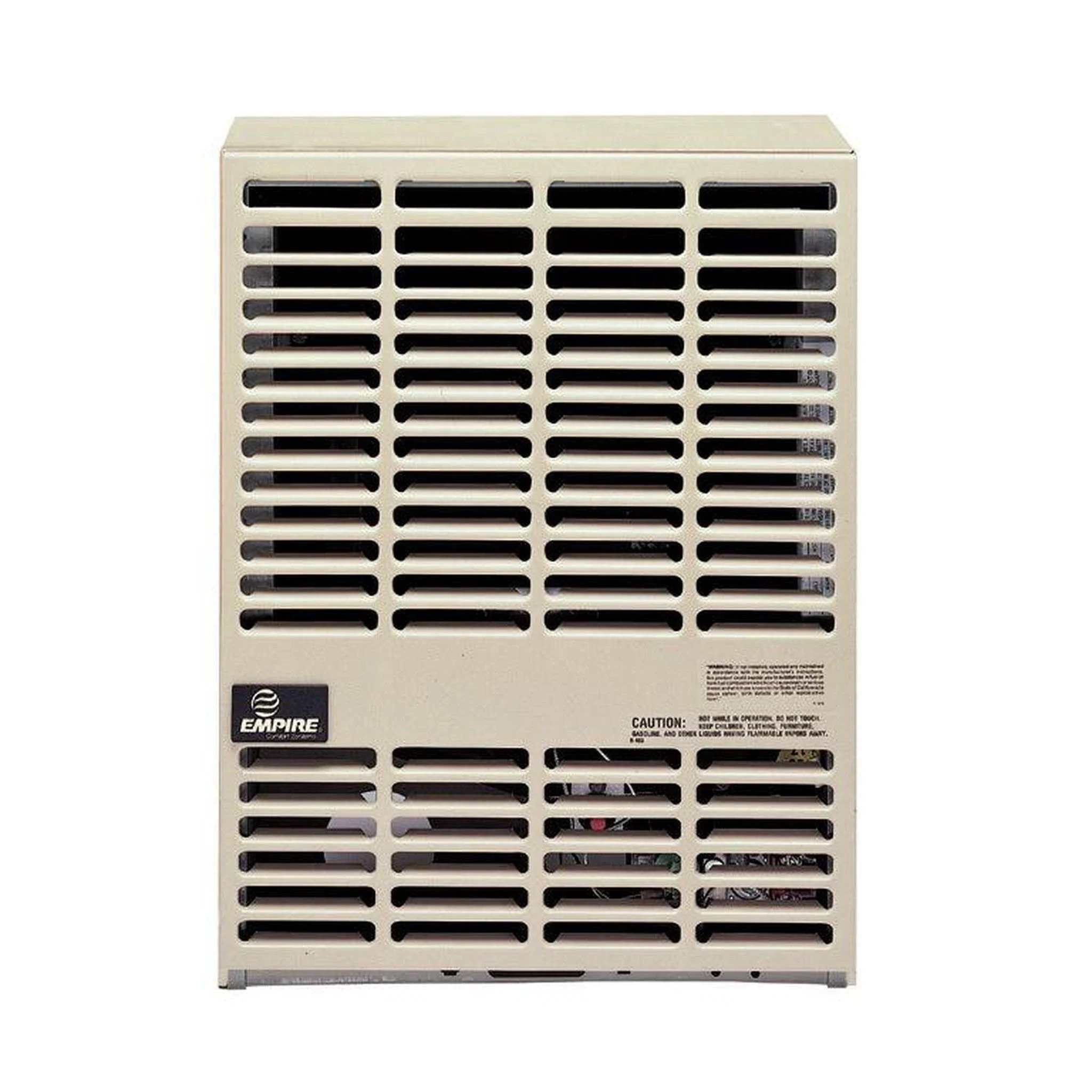 Empire 16" 10,000 BTU Beige Millivolt Control Without Thermostat, Natural Gas Direct Vent Wall Furnace
