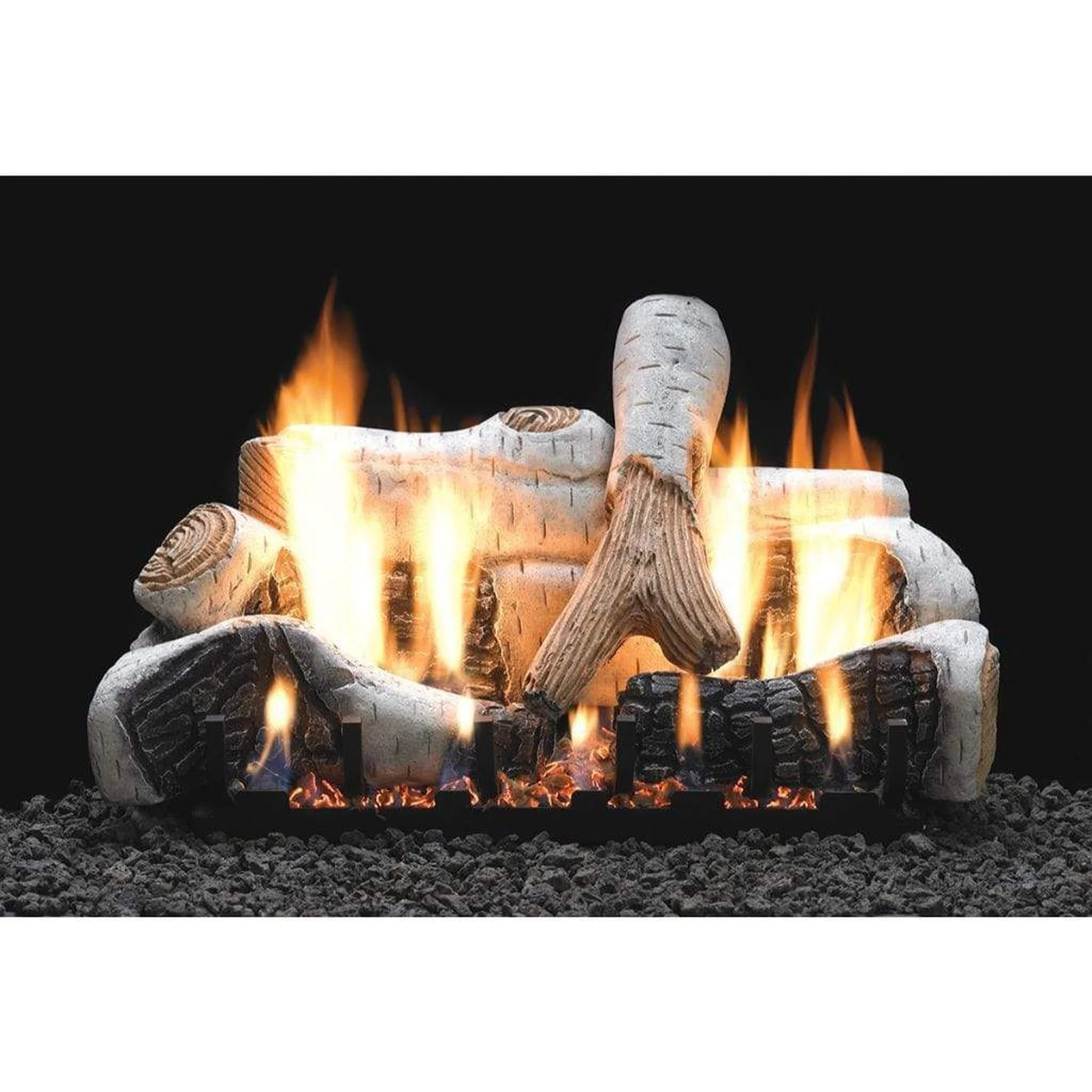 Empire 18" Birch Ceramic Fiber Vented/Vent-Free Log Set