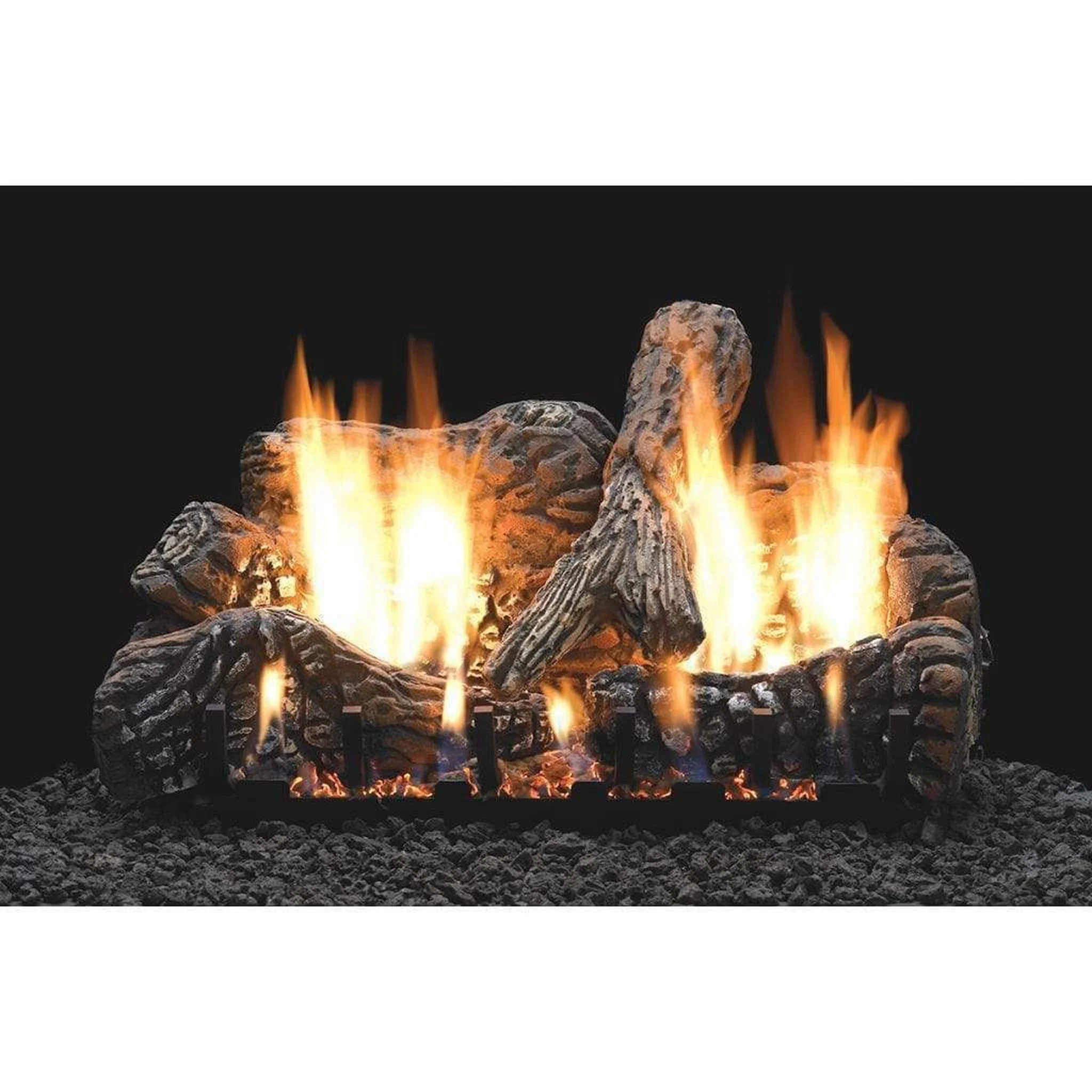 Empire 18" Charred Oak Ceramic Fiber Vented/Vent-Free Log Set