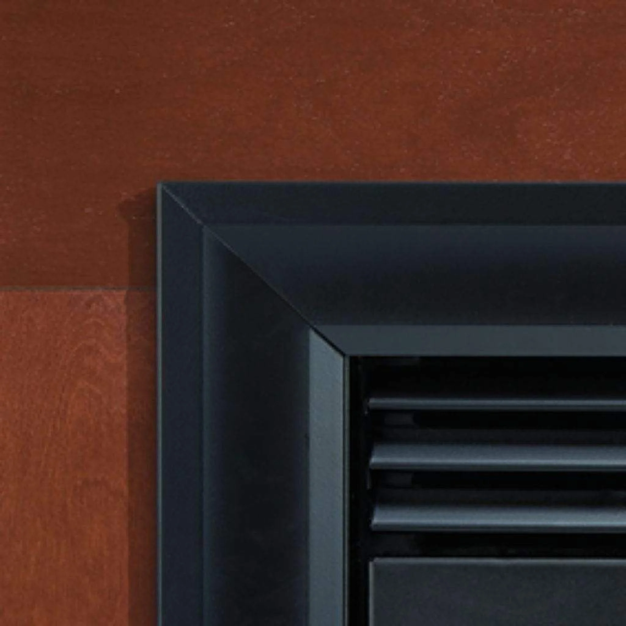 Empire 3-Piece Black Steel Frame for 32" Fireplace