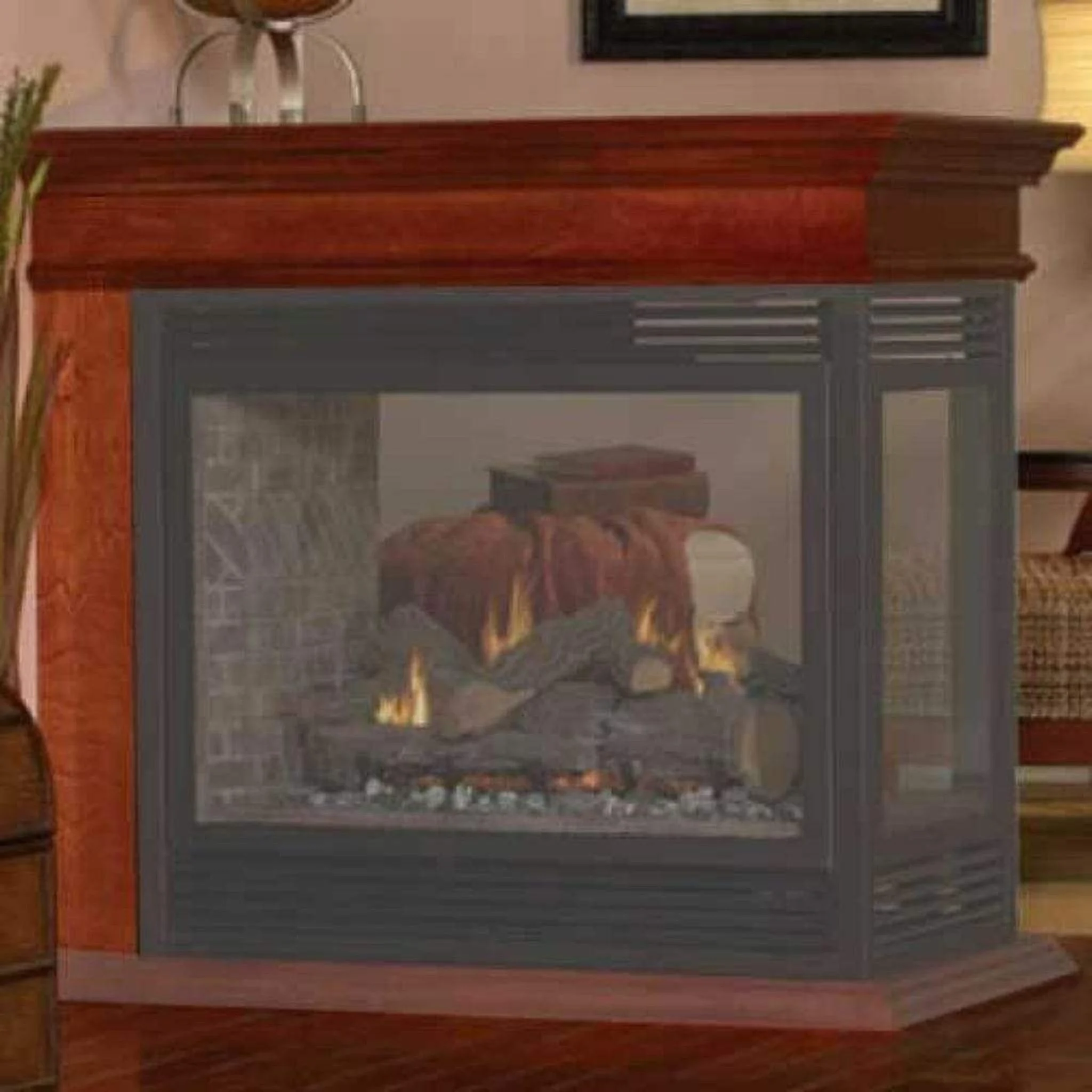 Empire 36" Cherry Mantel Top for Peninsula Fireplace