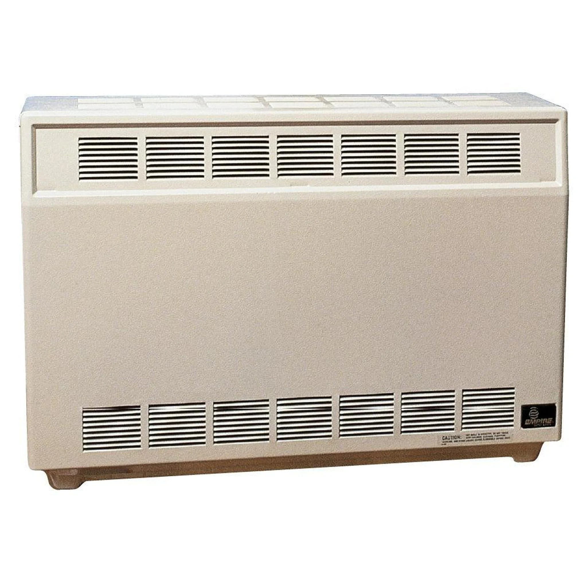 Empire 37" 25,000 BTU Beige Standing Pilot Hydraulic Thermostat Control, Natural Gas Console Vented Room Heater