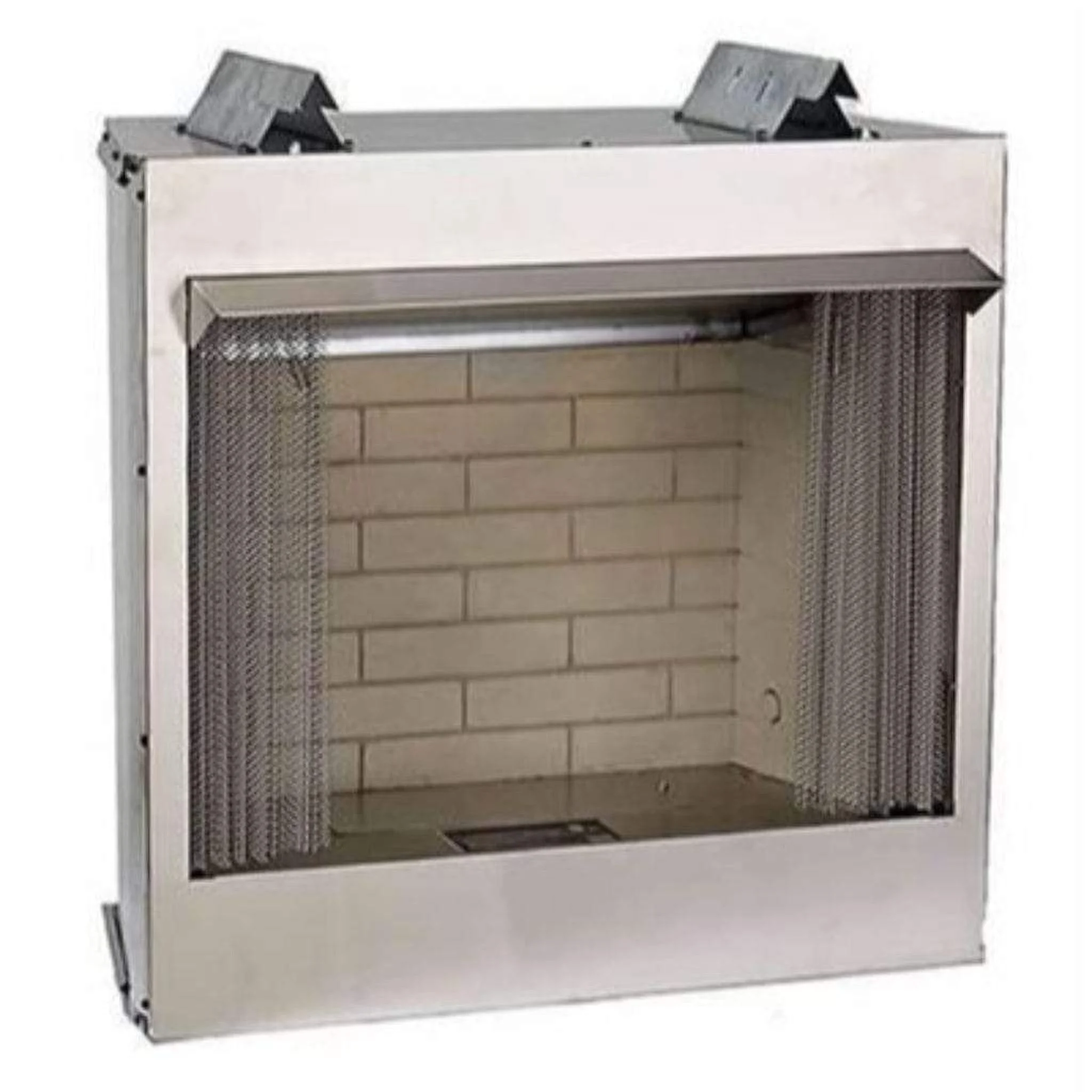 Empire Carol Rose Coastal 42" Stainless Steel Flush Front Refractory Liner, Premium Outdoor Firebox