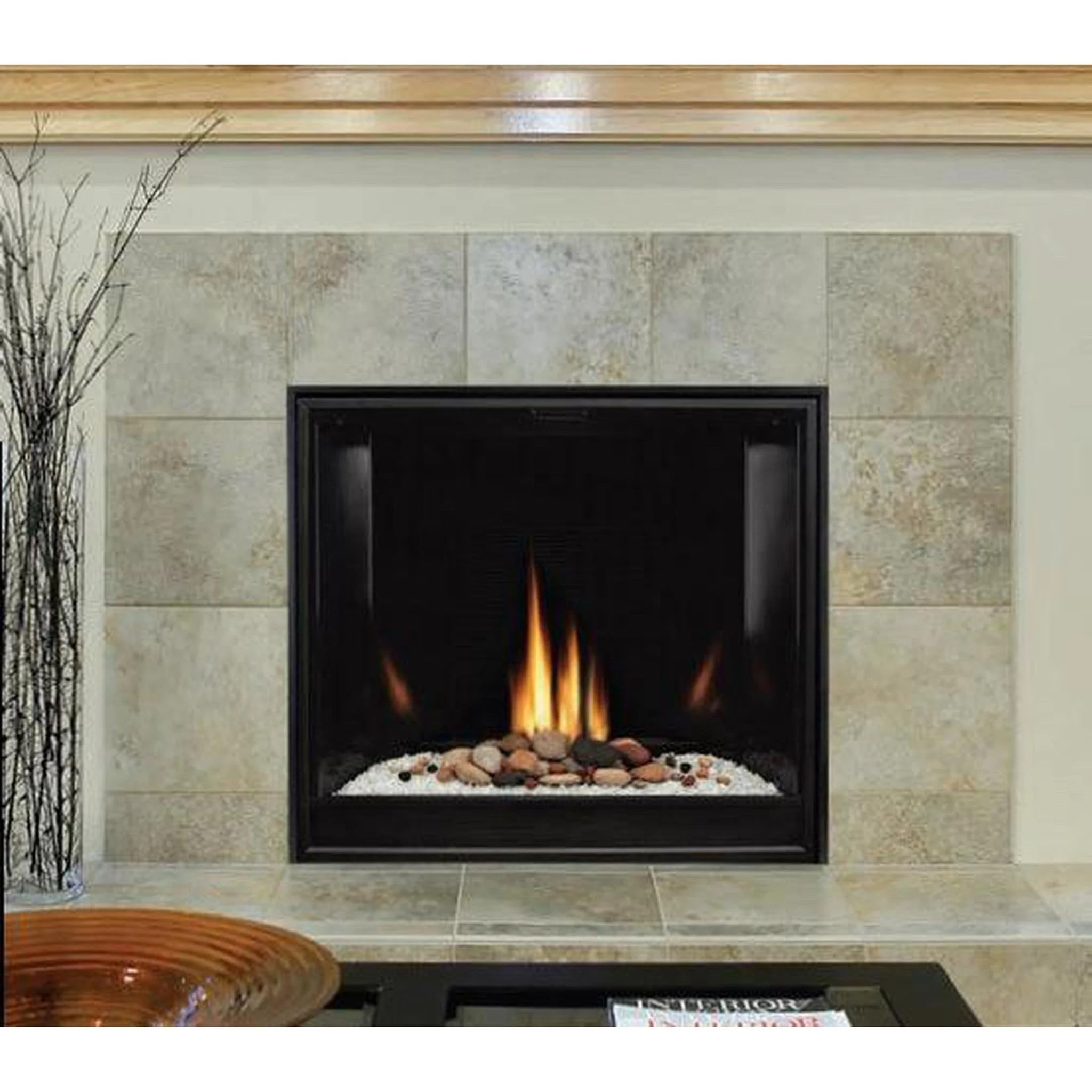 Empire Tahoe Clean Face 32" Millivolt Control With On/Off Switch, Natural Gas Direct Vent Premium Contemporary Fireplace