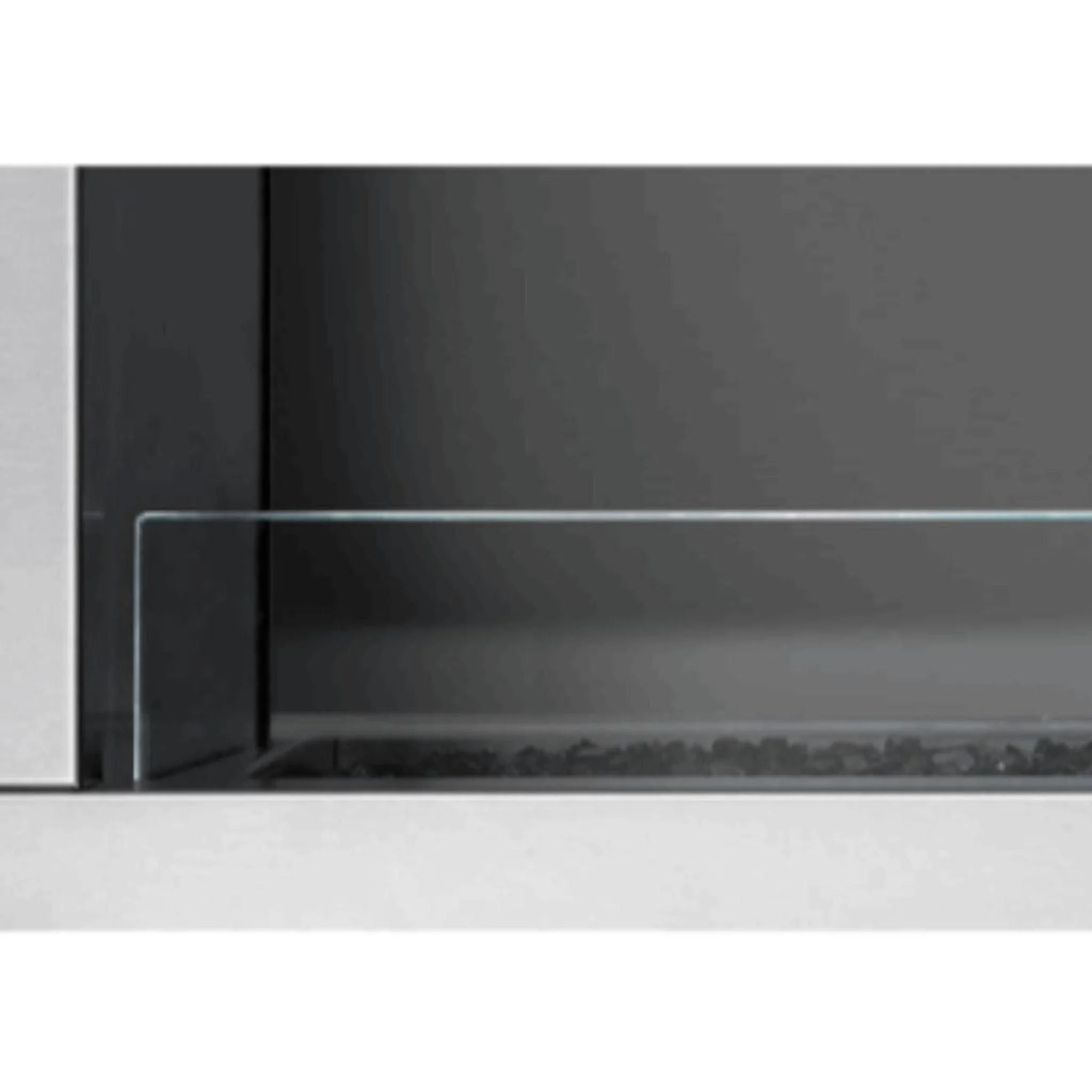 Empire Taller Weather Deflector Glass Panel for 60" Carol Rose Coastal Outdoor Linear Fireplace