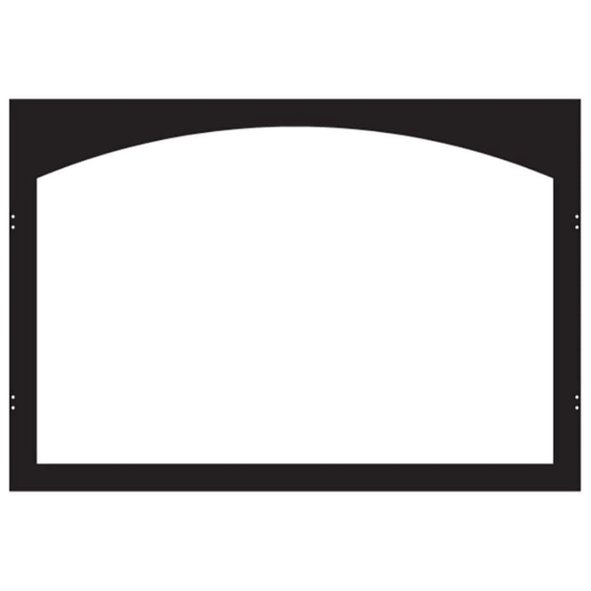Empire VFY32SBL Matte Black Arch Hinge Door Frame