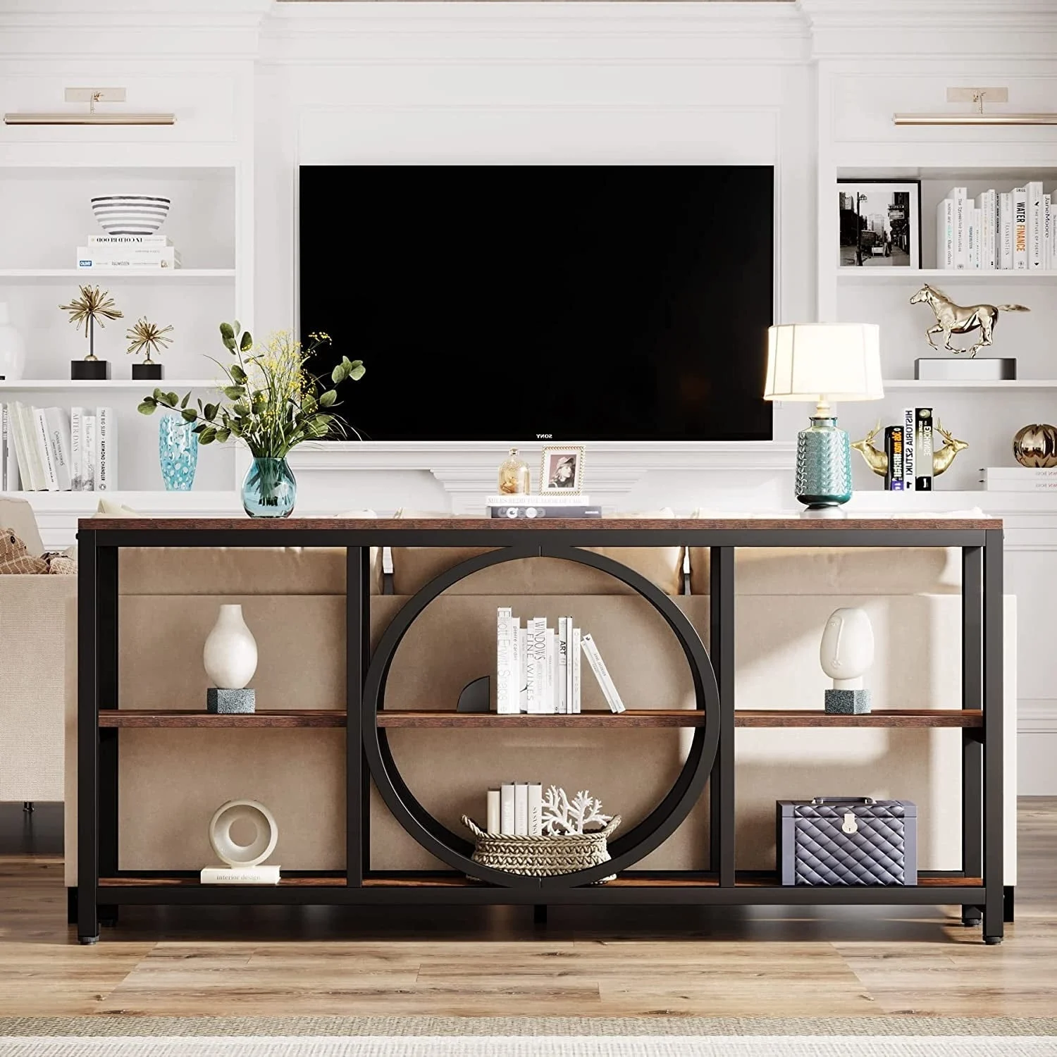 Extra Long Console Table 70.9 inch Narrow Sofa Tables