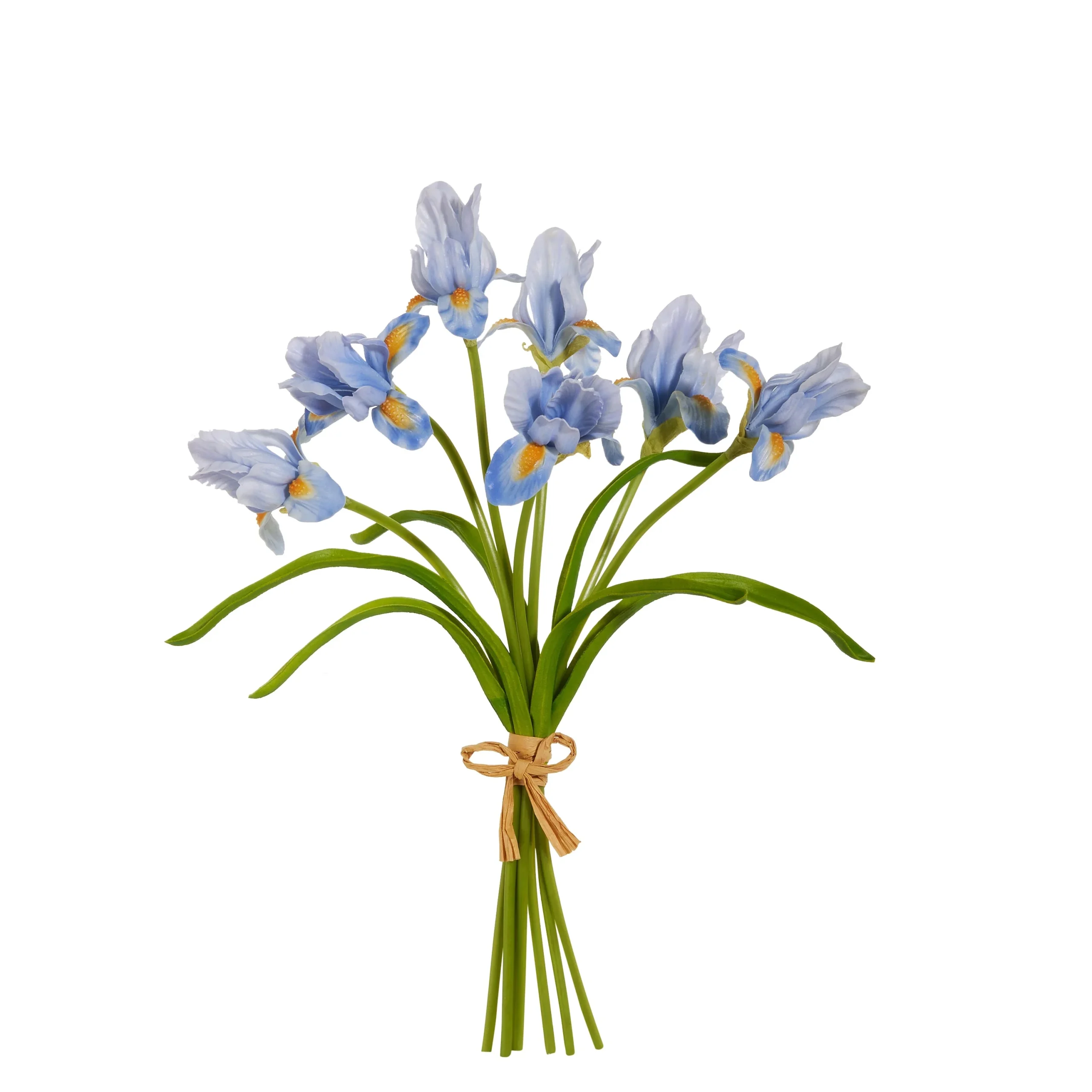 14” Real Touch Blue Iris Bundle