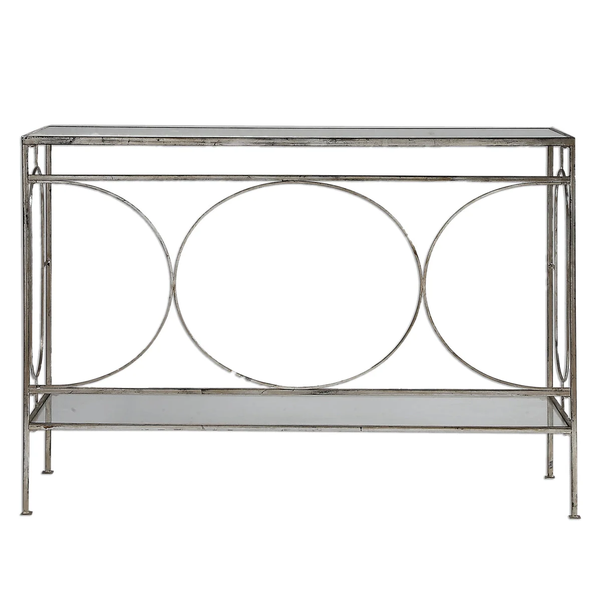 Uttermost 24541 Luano Silver Console Table