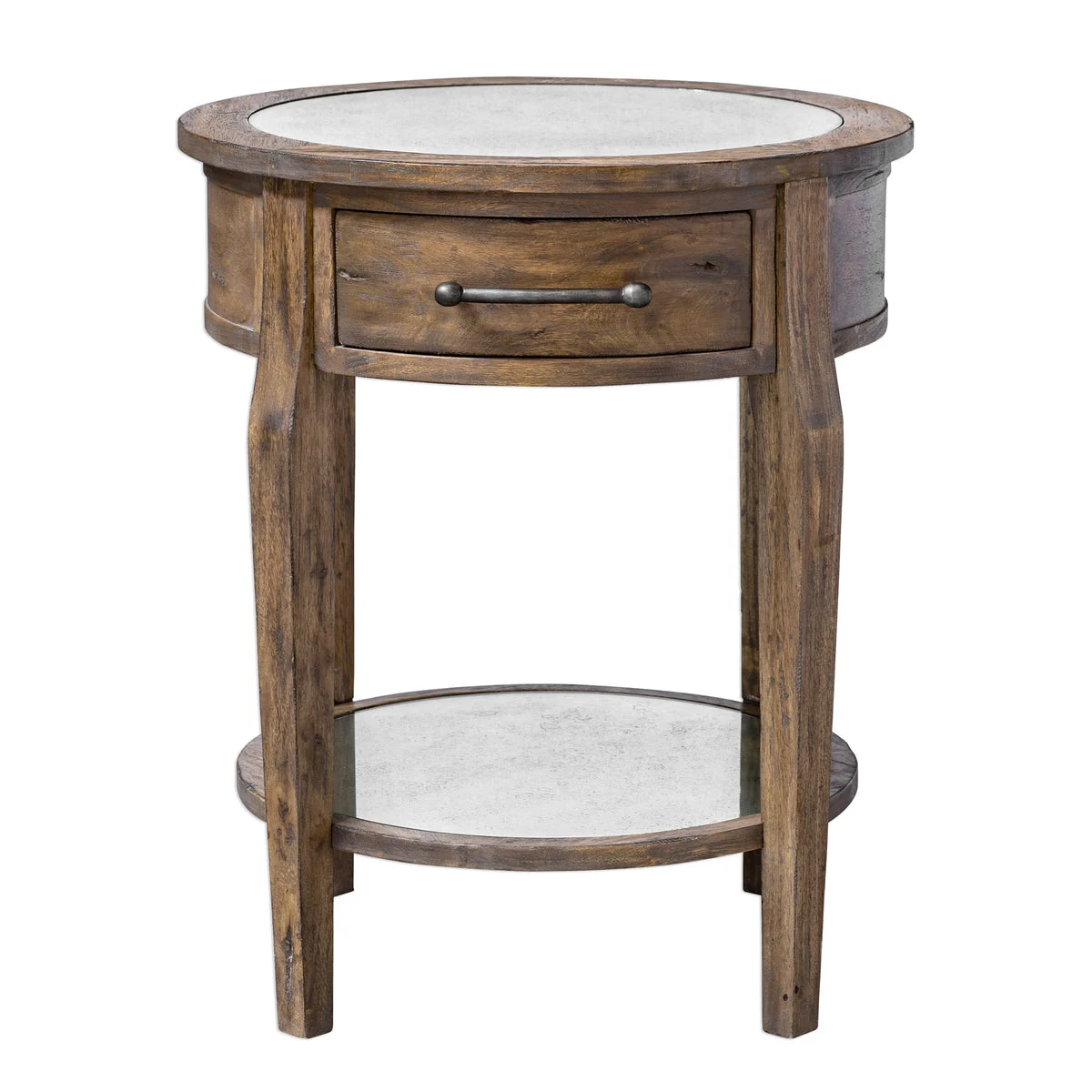 Uttermost Raelynn Rustic Wood Lamp Table – Stylish 28.5" Tall Accent Table
