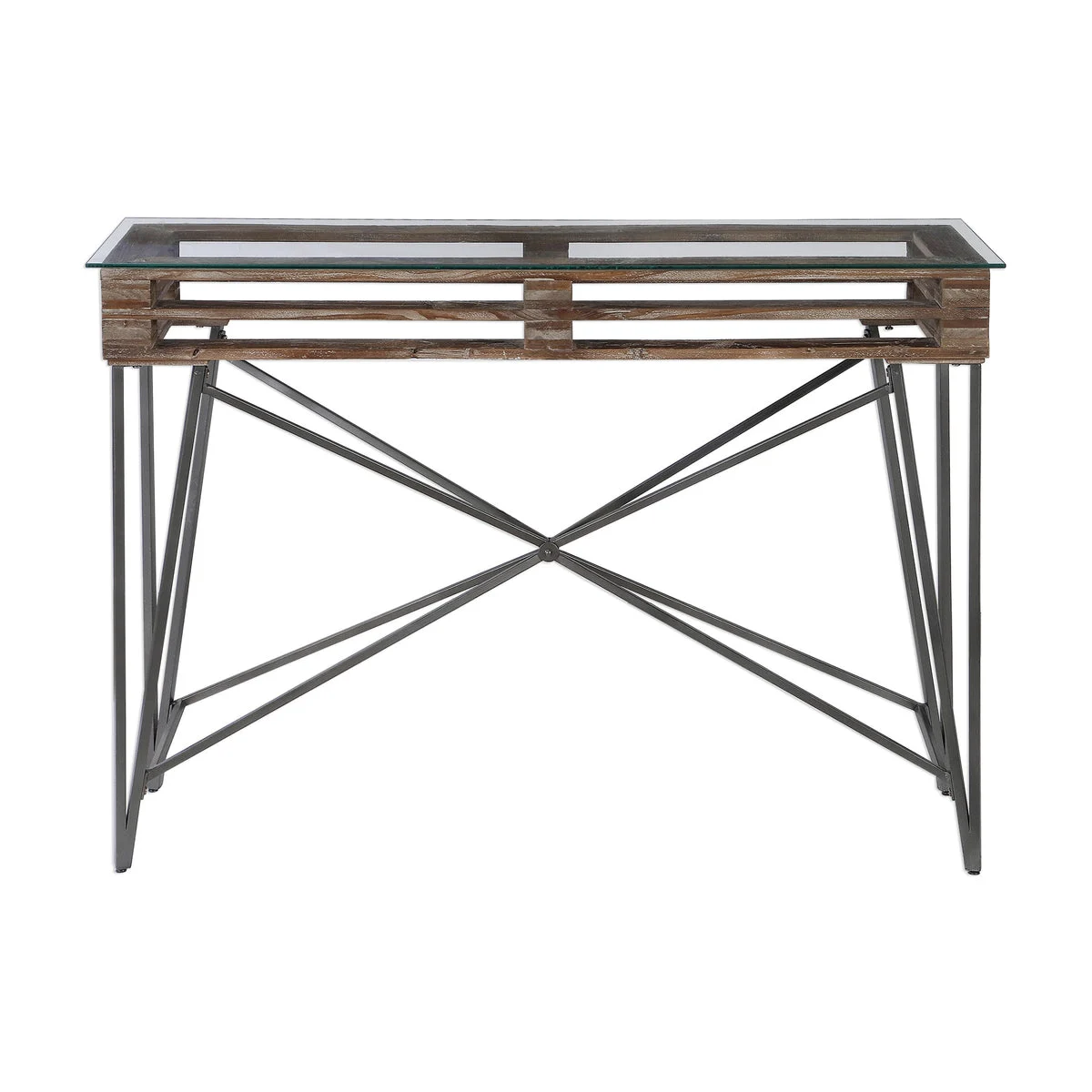Uttermost 24874 Ryne Industrial Console Table