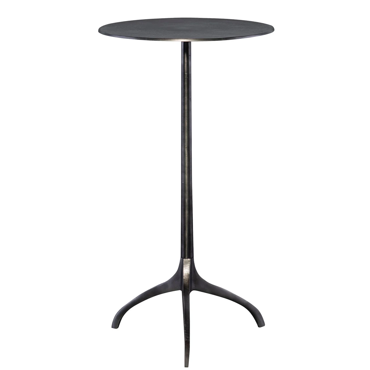 Uttermost Beacon Industrial Aluminum Accent Table with Tripod Base