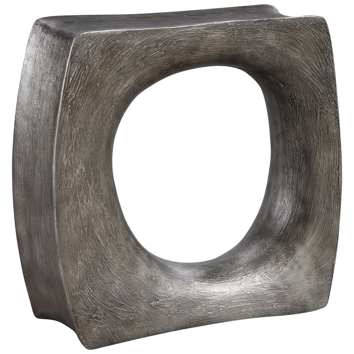 Uttermost Valira Chairside Table – Slim Artistic Accent in Resin