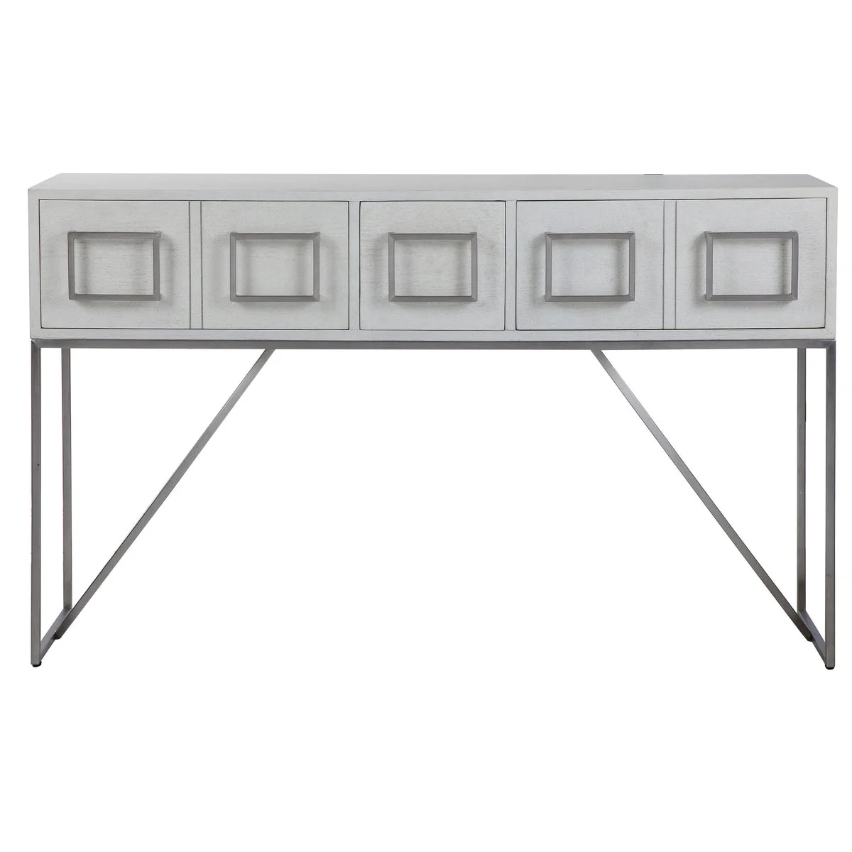Uttermost 24954 Abaya White Console Table