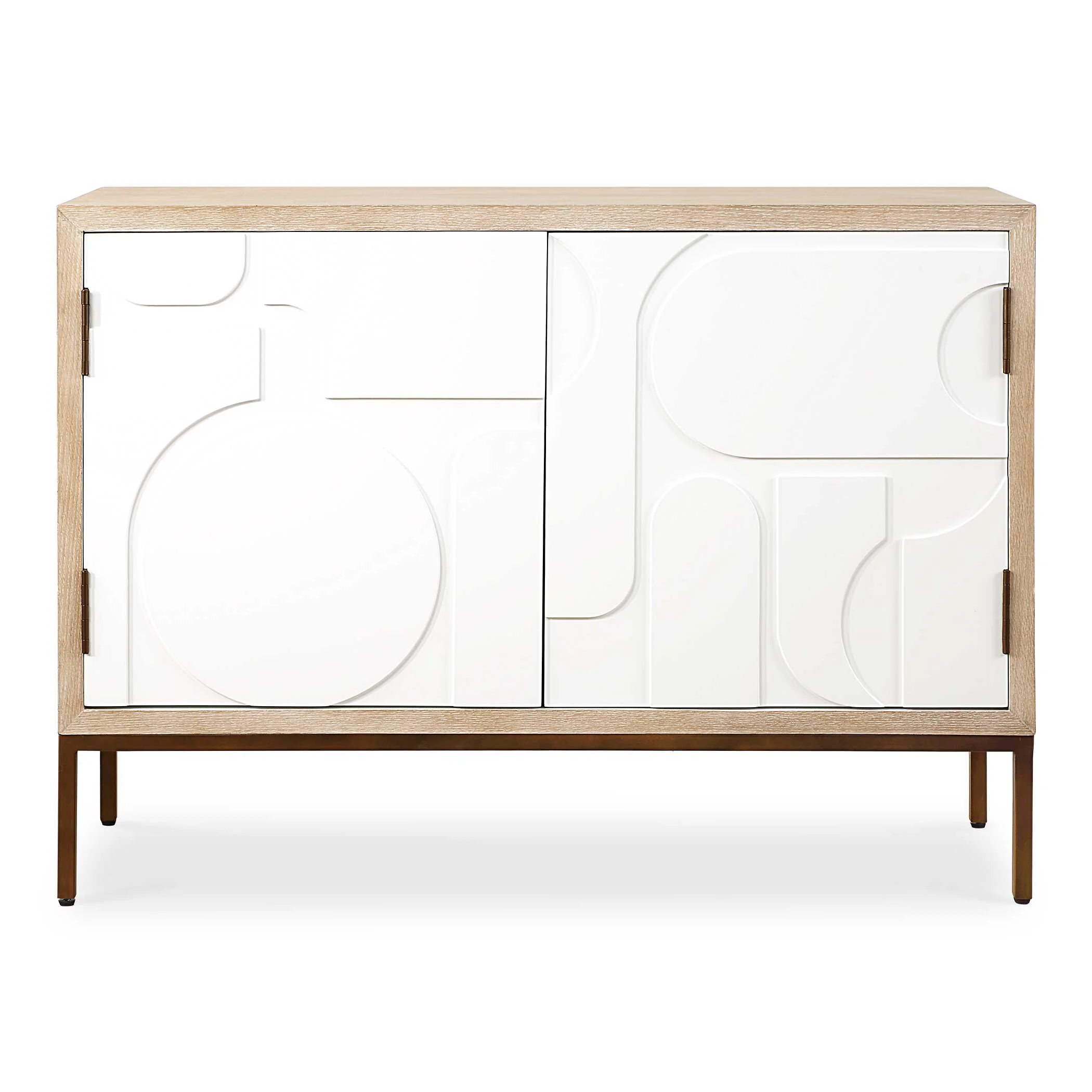Weimar 2 Door White Cabinet