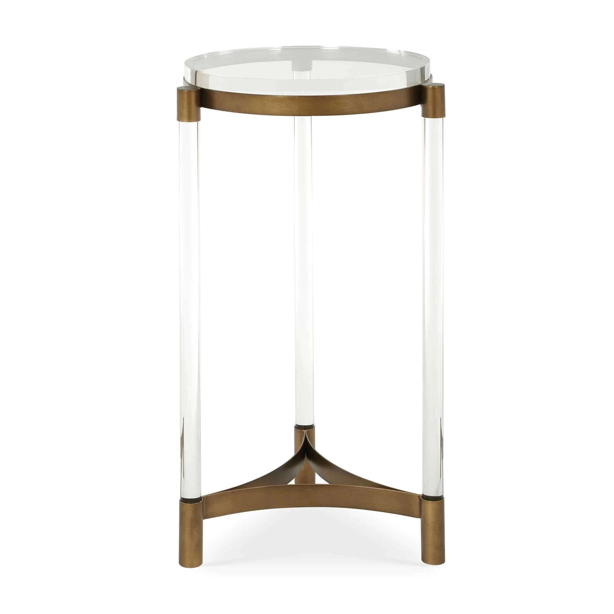 Pereira Round Acrylic Accent Table