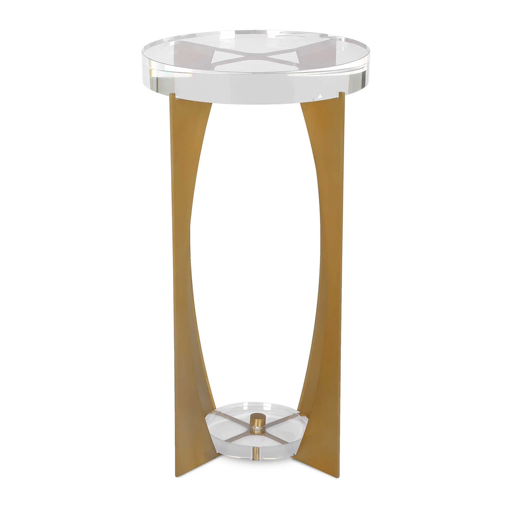 Kolkata Brass Accent Table