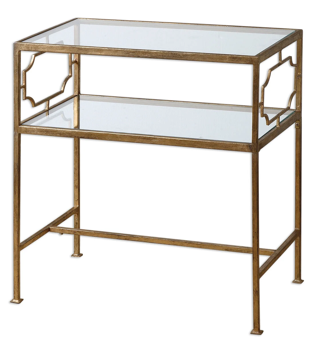 Uttermost Genell Glam Side Table for Bedroom or Entryway