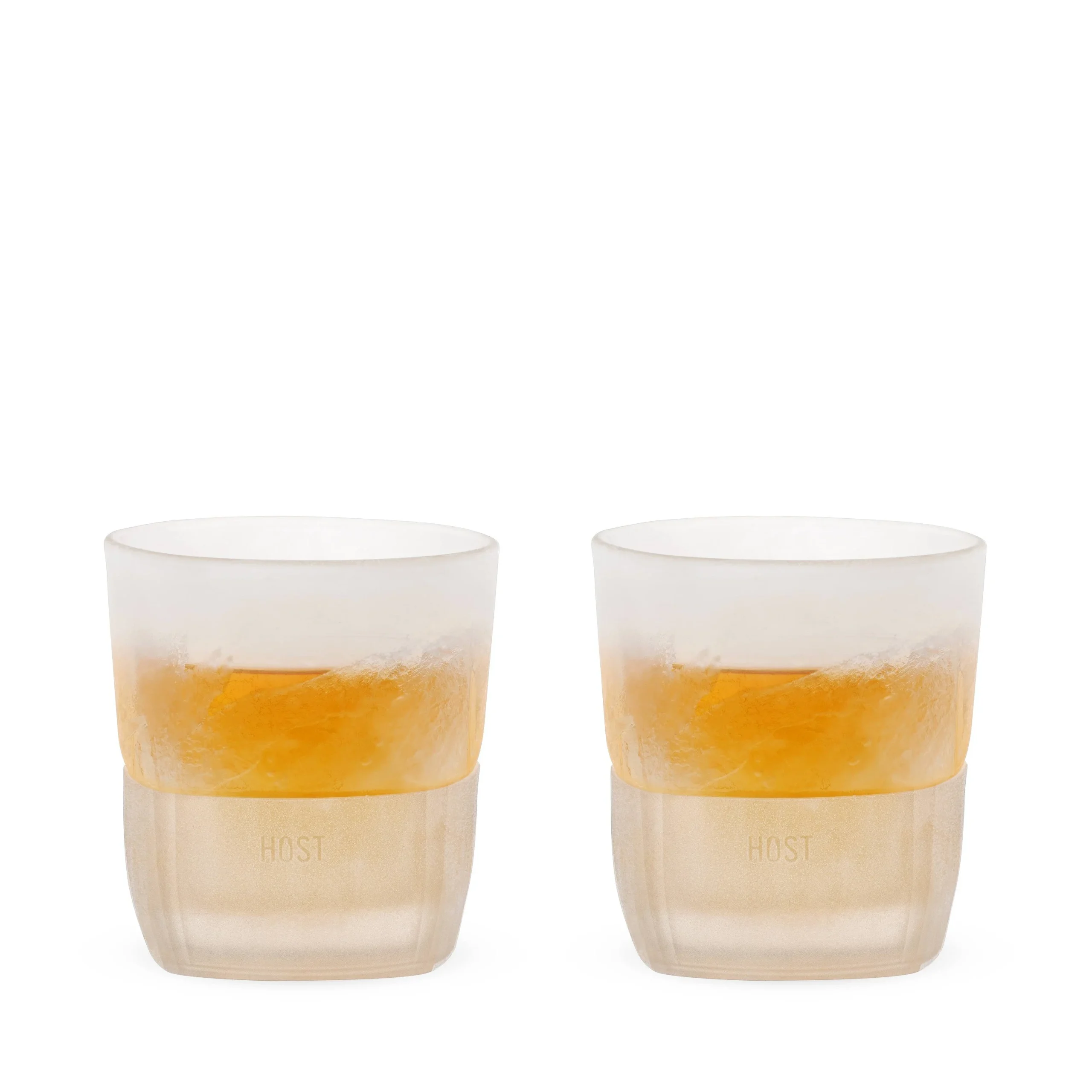 Glass FREEZE™ Cooling Whiskey Glasses - Frost - Set of 2