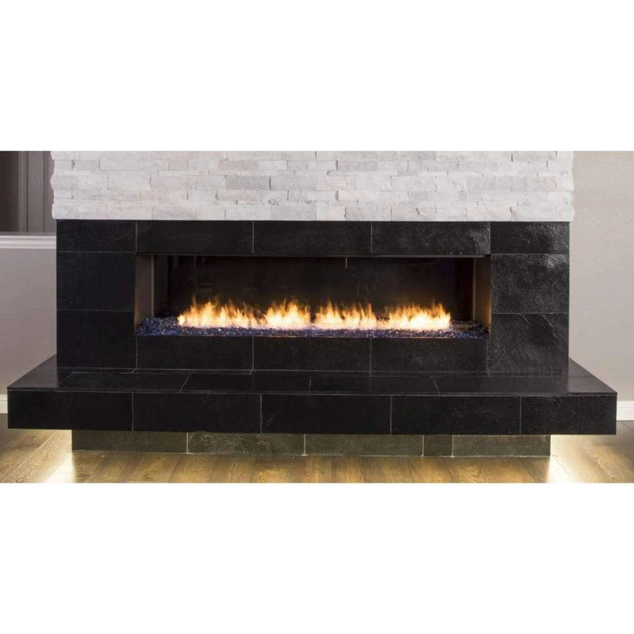 Golden Blount 72" Black LFP7218 Linear Gas Fireplace